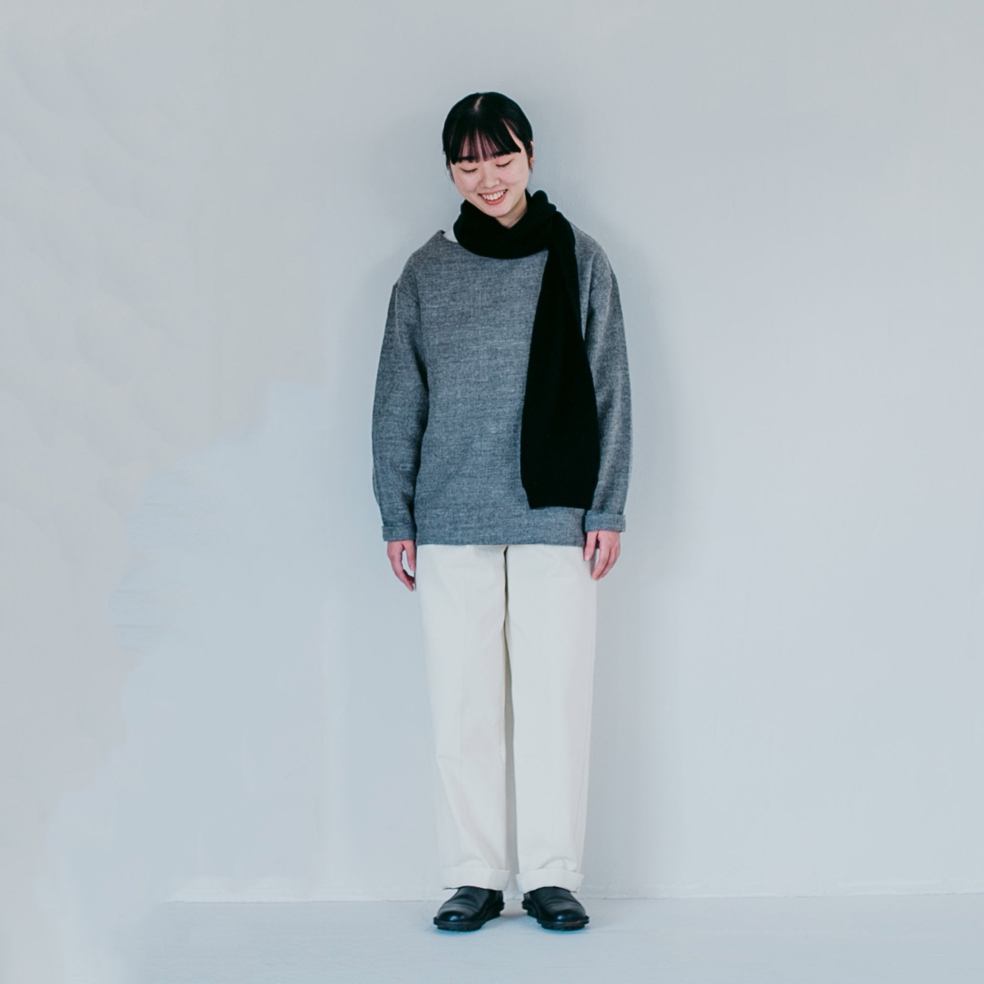 RINEN/2/14 ウールスリーブマフラー