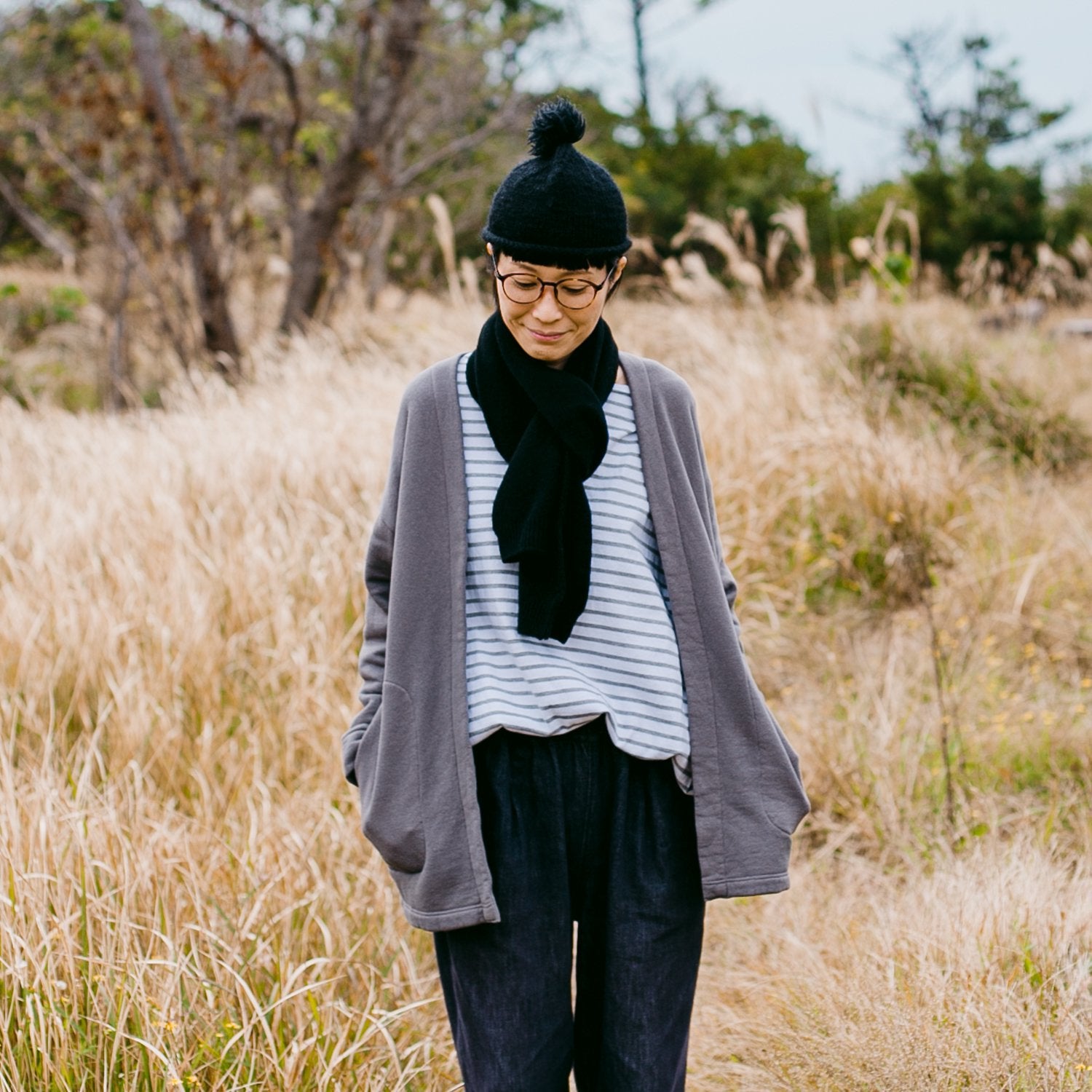 RINEN/2/14 ウールスリーブマフラー