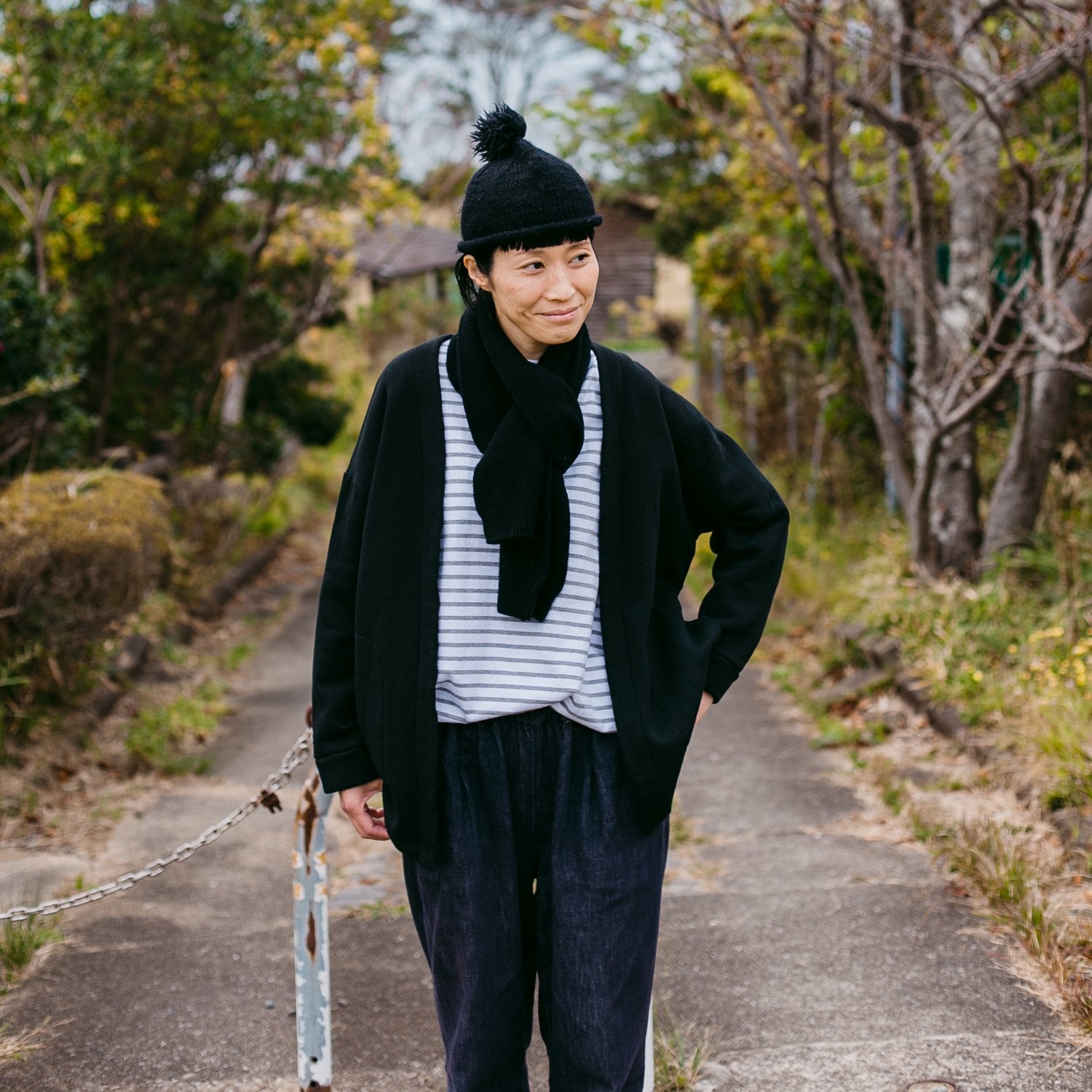 RINEN/2/14 ウールスリーブマフラー