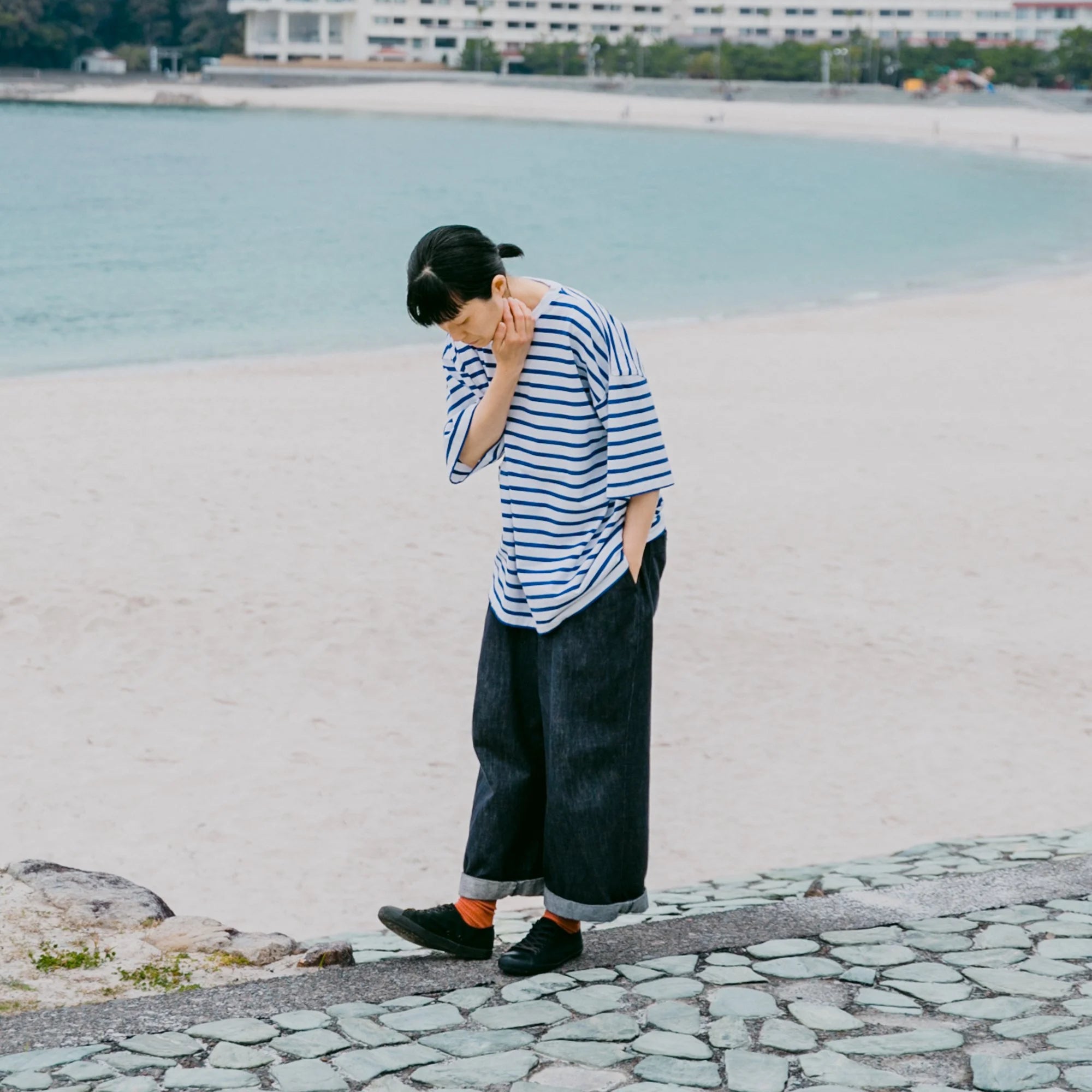 RINEN<br>10オンス<br>ノットインディゴデニム<br>リラックスパンツ<br>No.R47604