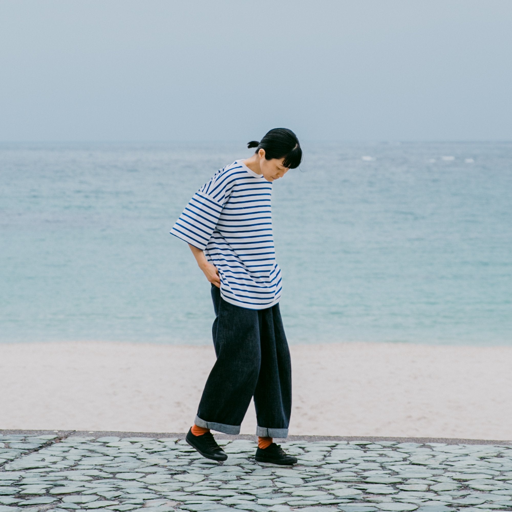 RINEN<br>10オンス<br>ノットインディゴデニム<br>リラックスパンツ<br>No.R47604