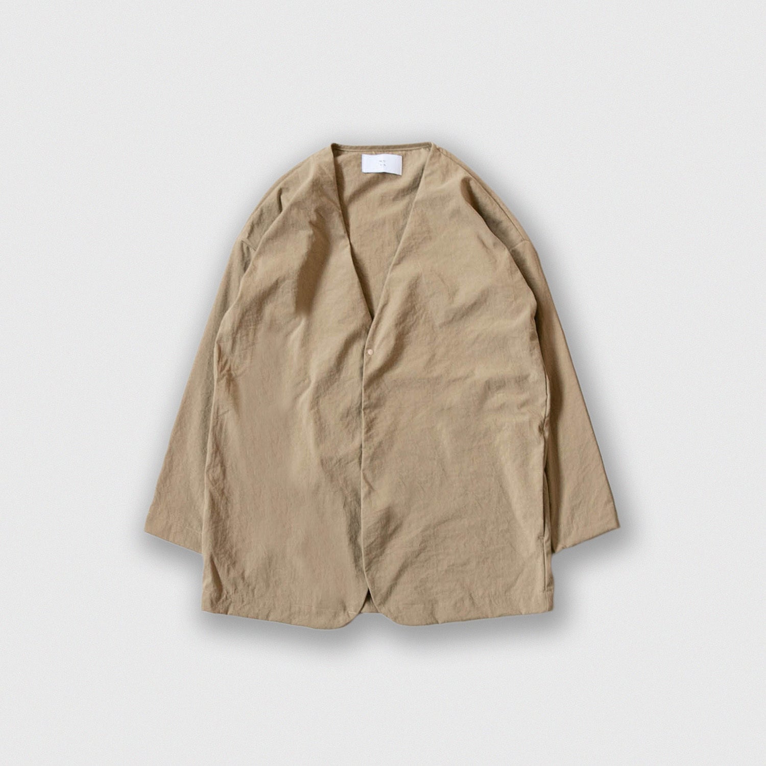 Nylon round cardigan<br> No.2424