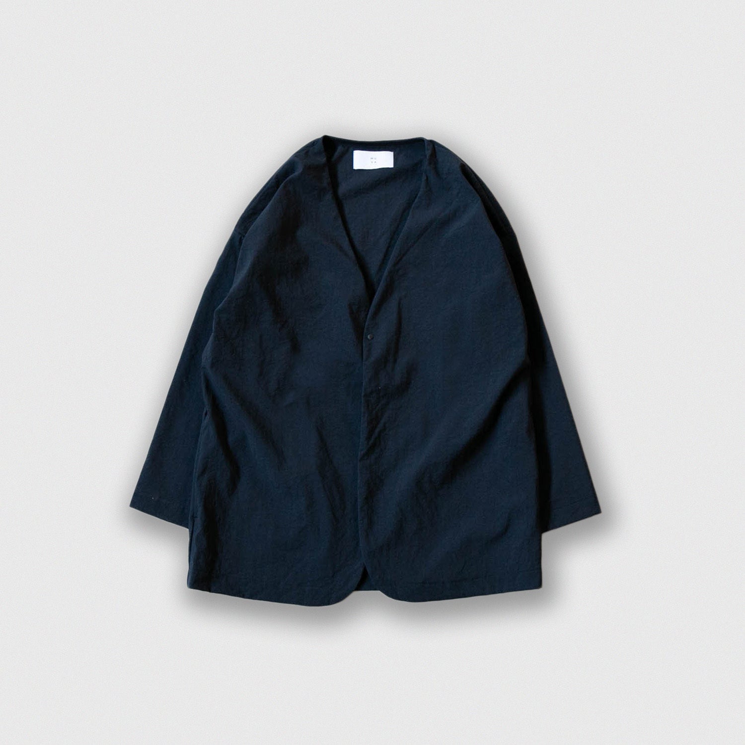 Nylon round cardigan<br> No.2424