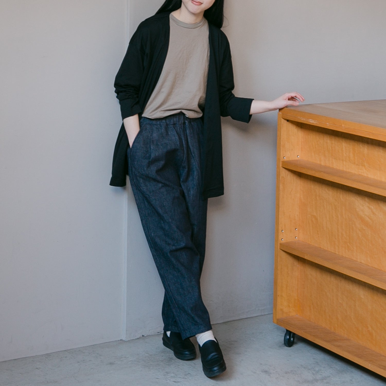 Cotton<br>relax cardigan<br>No.2215