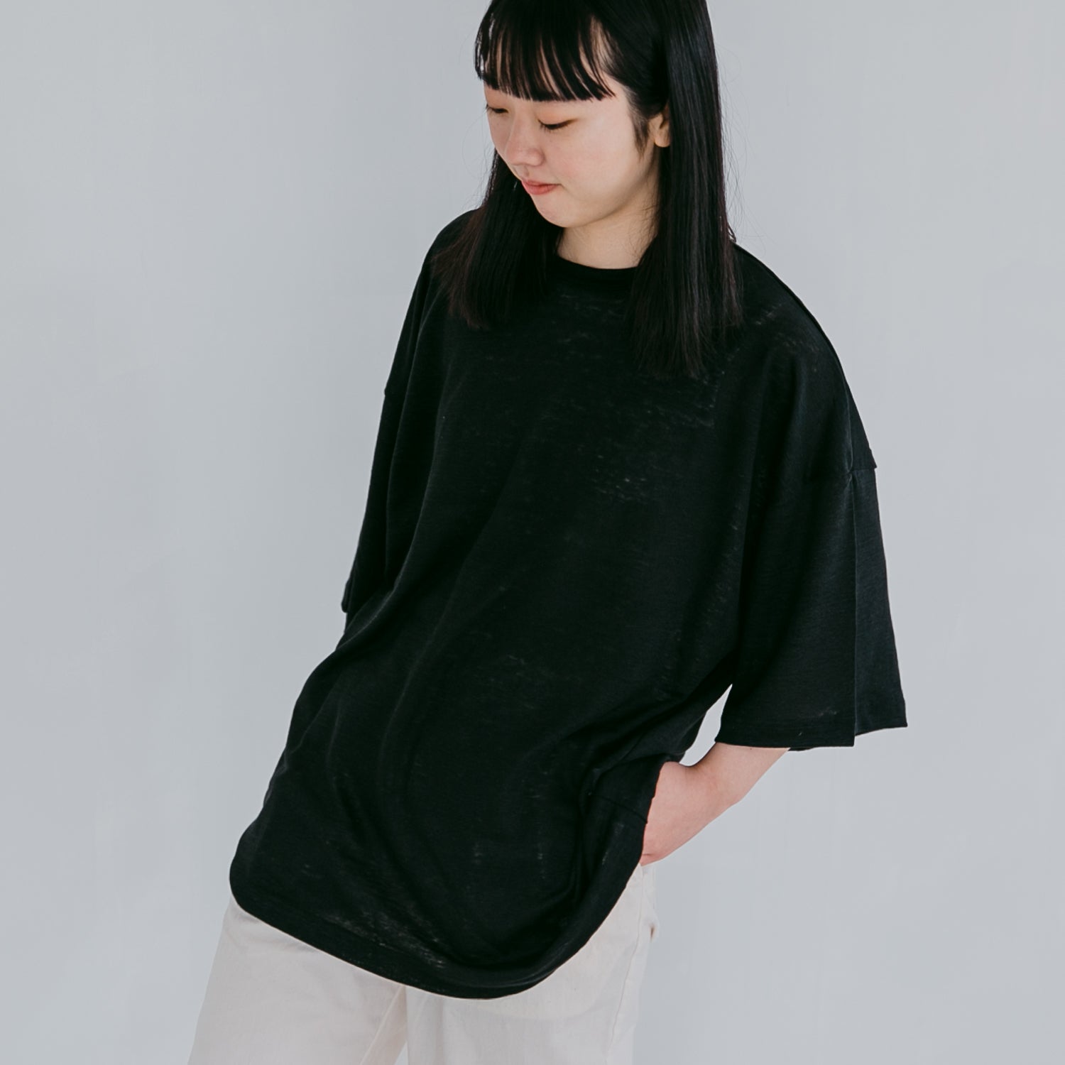 Linen<br>straight T-shirts<br>No.2216