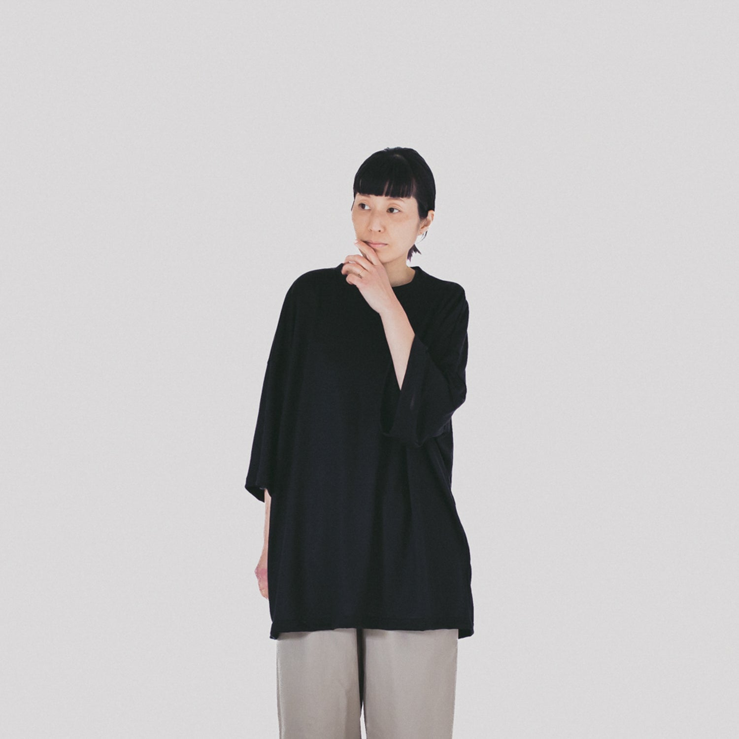 Linen<br>straight T-shirts<br>No.2216