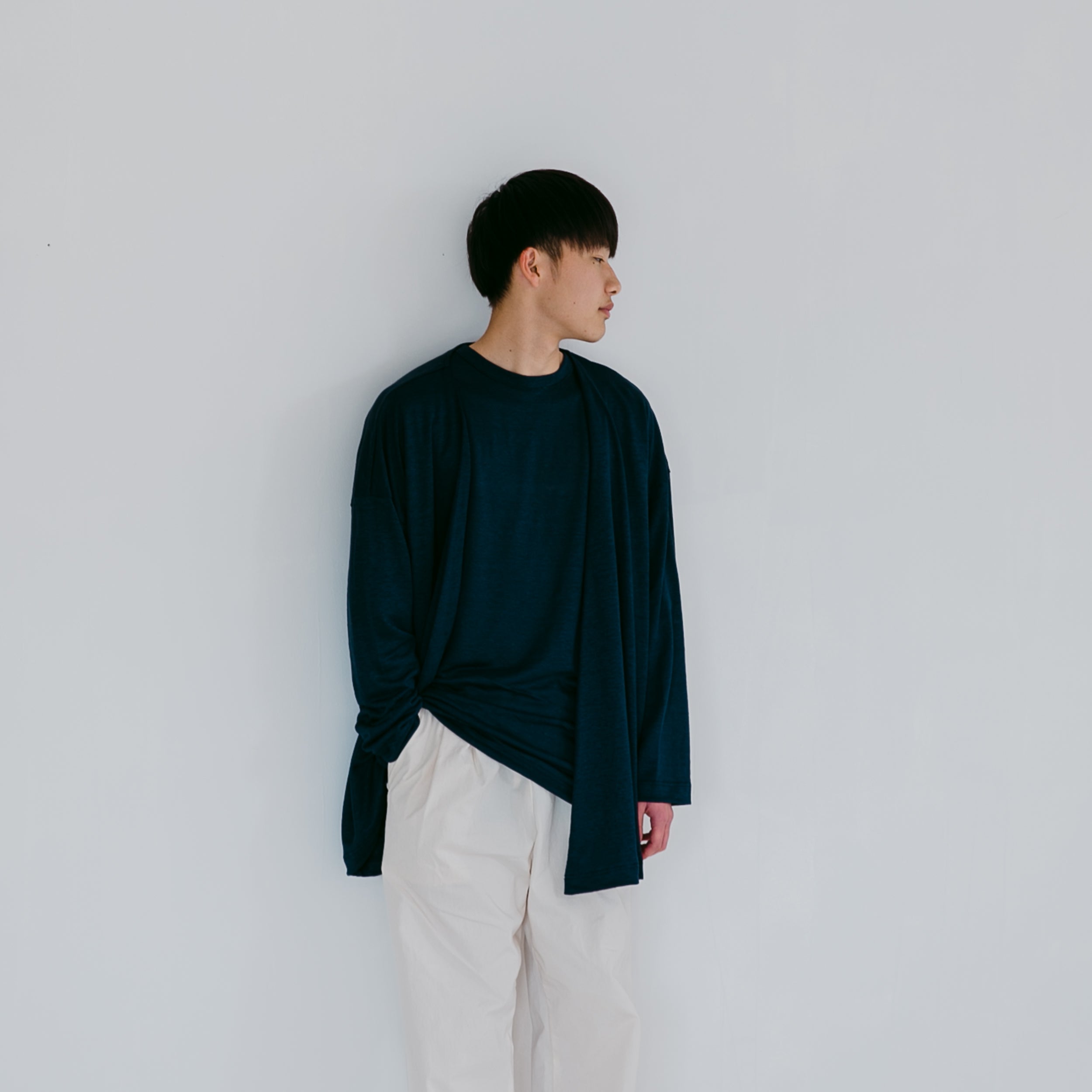 Linen<br>relax cardigan<br>No.2217