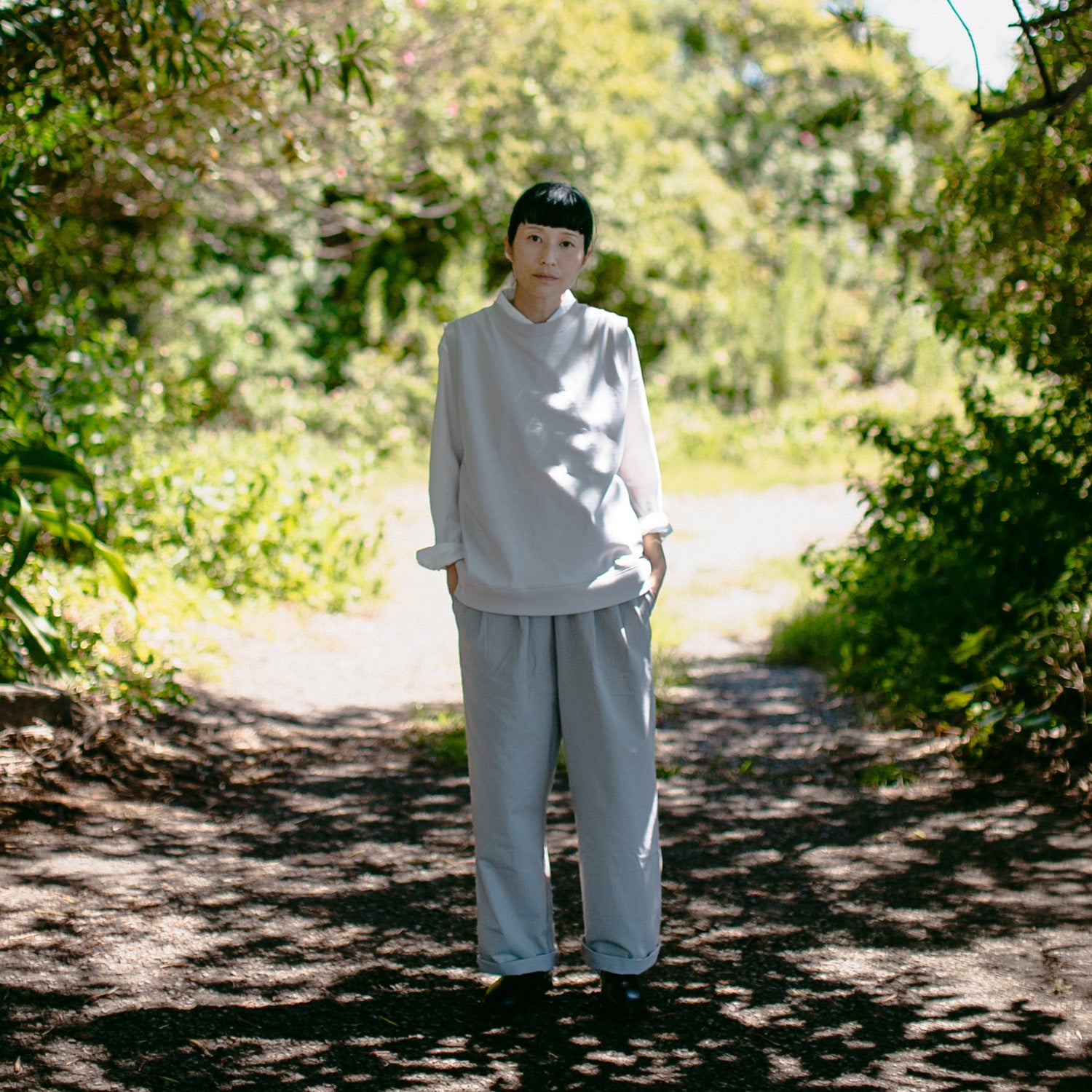 Cotton pullover vest<br>No.2426