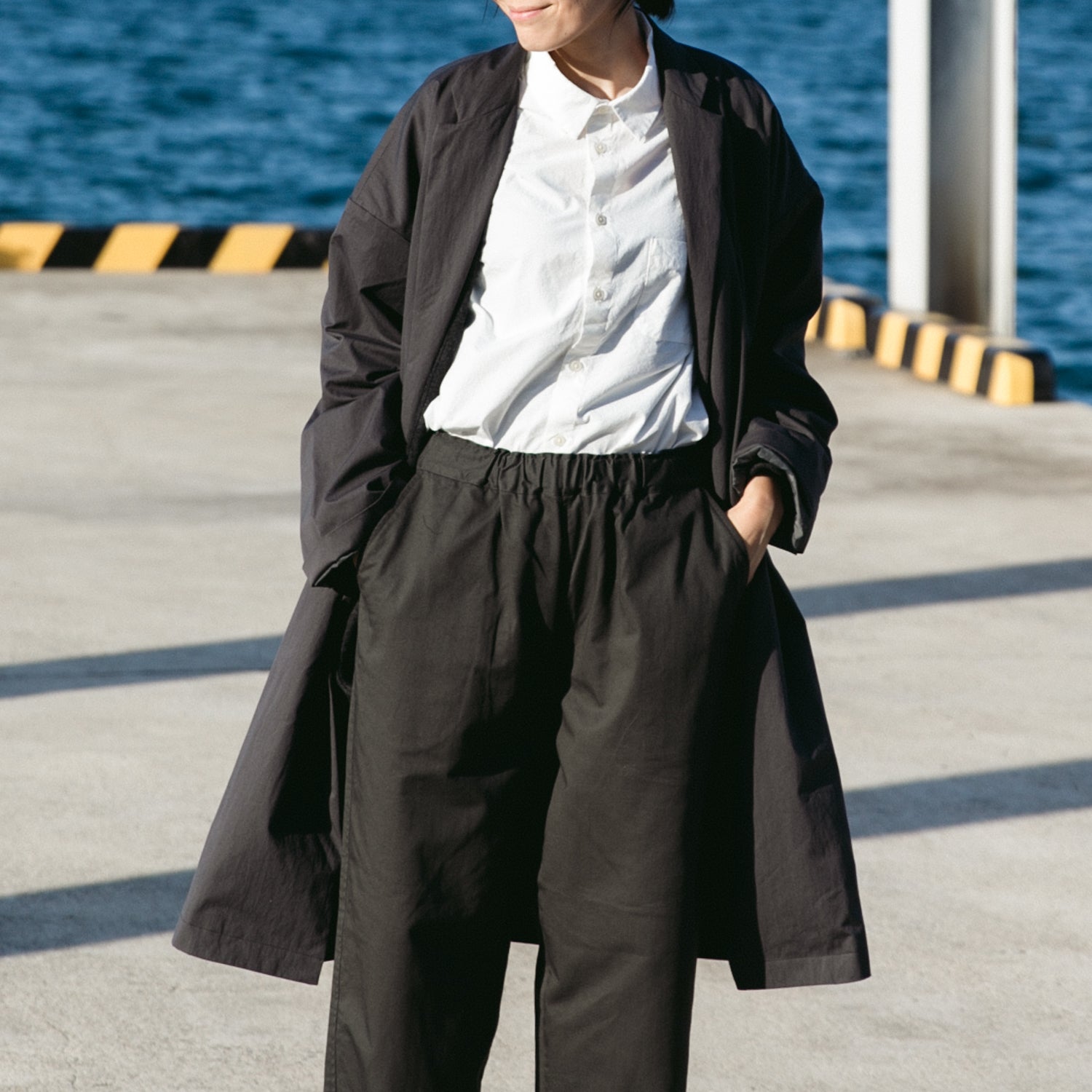 Cotton nylon<br>livery coat<br>tailored collar<br>-lining-<br>No.2531