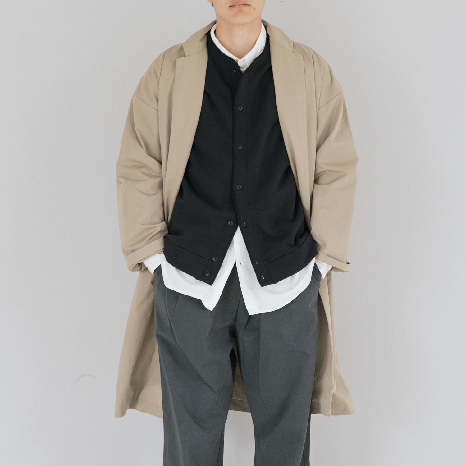 Cotton nylon<br>livery coat<br>tailored collar<br>-lining-<br>No.2531