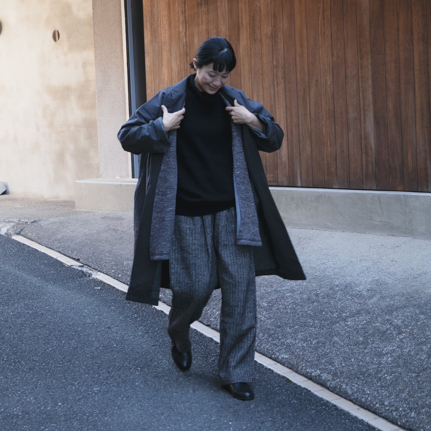 Cotton nylon<br>livery coat<br>tailored collar<br>-lining-<br>No.2531