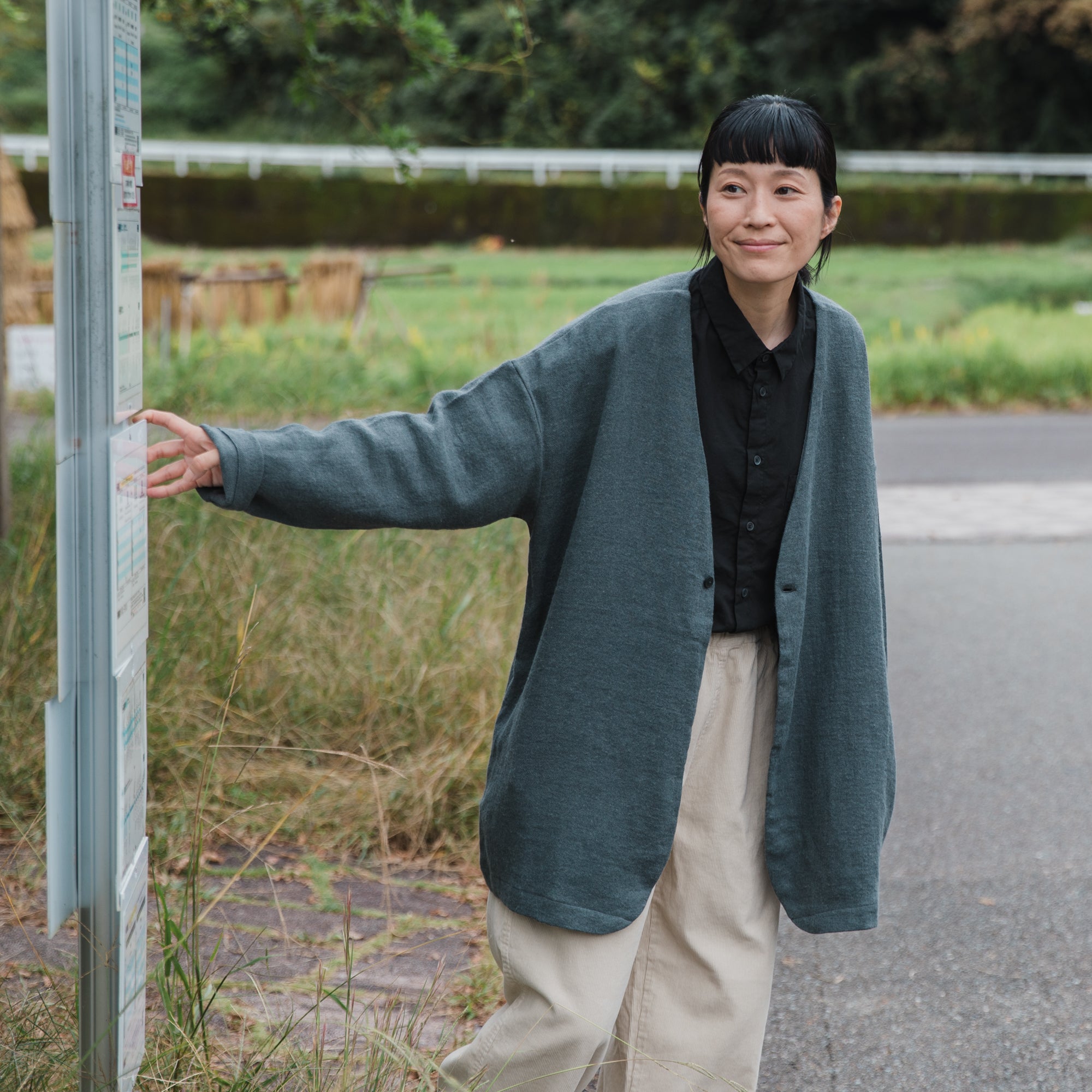 Round cardigan<br>No.2540