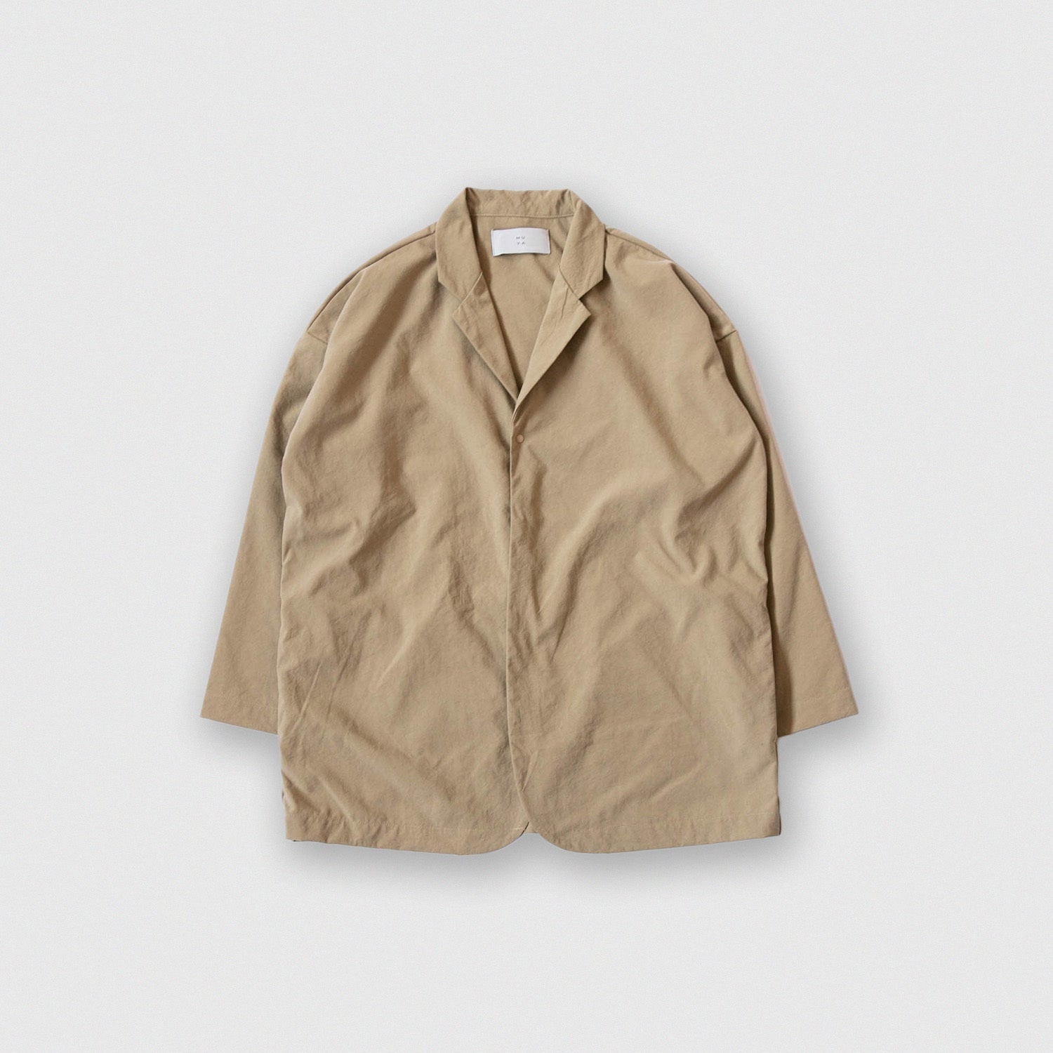 Nylon round cardigan<br> tailored collar<br> No.2560