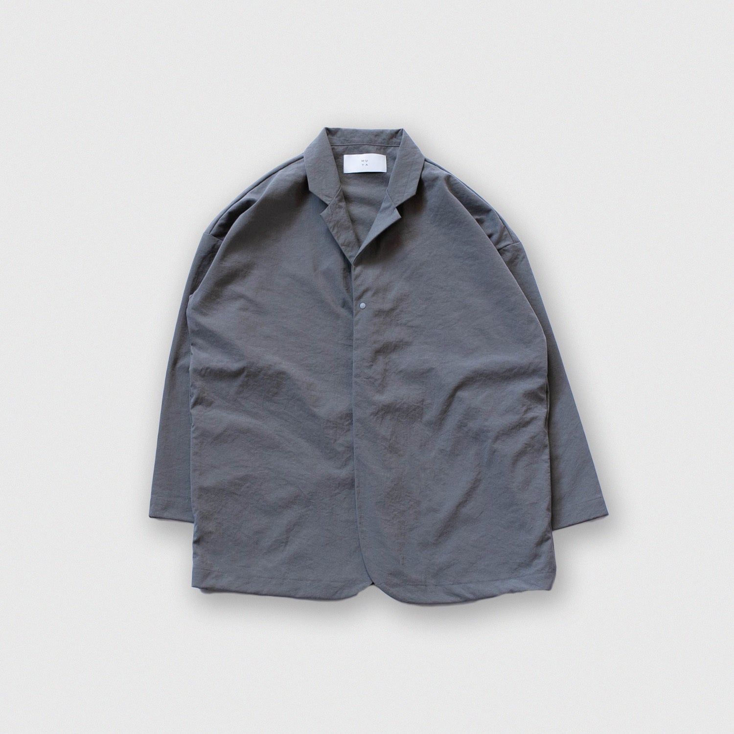 Nylon round cardigan<br>tailored collar<br>No.2560