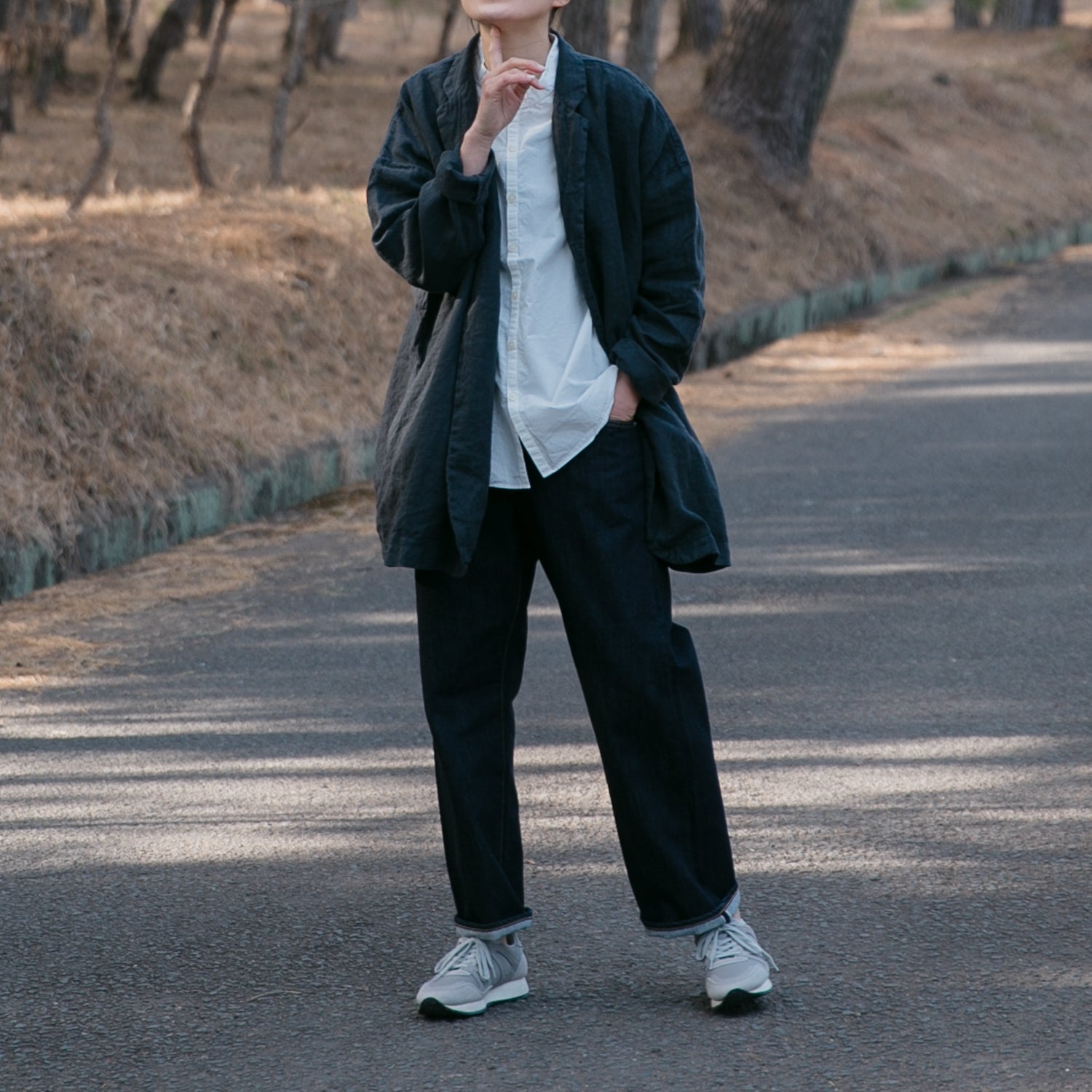 Round cardigan<br>tailored collar<br>No.2563