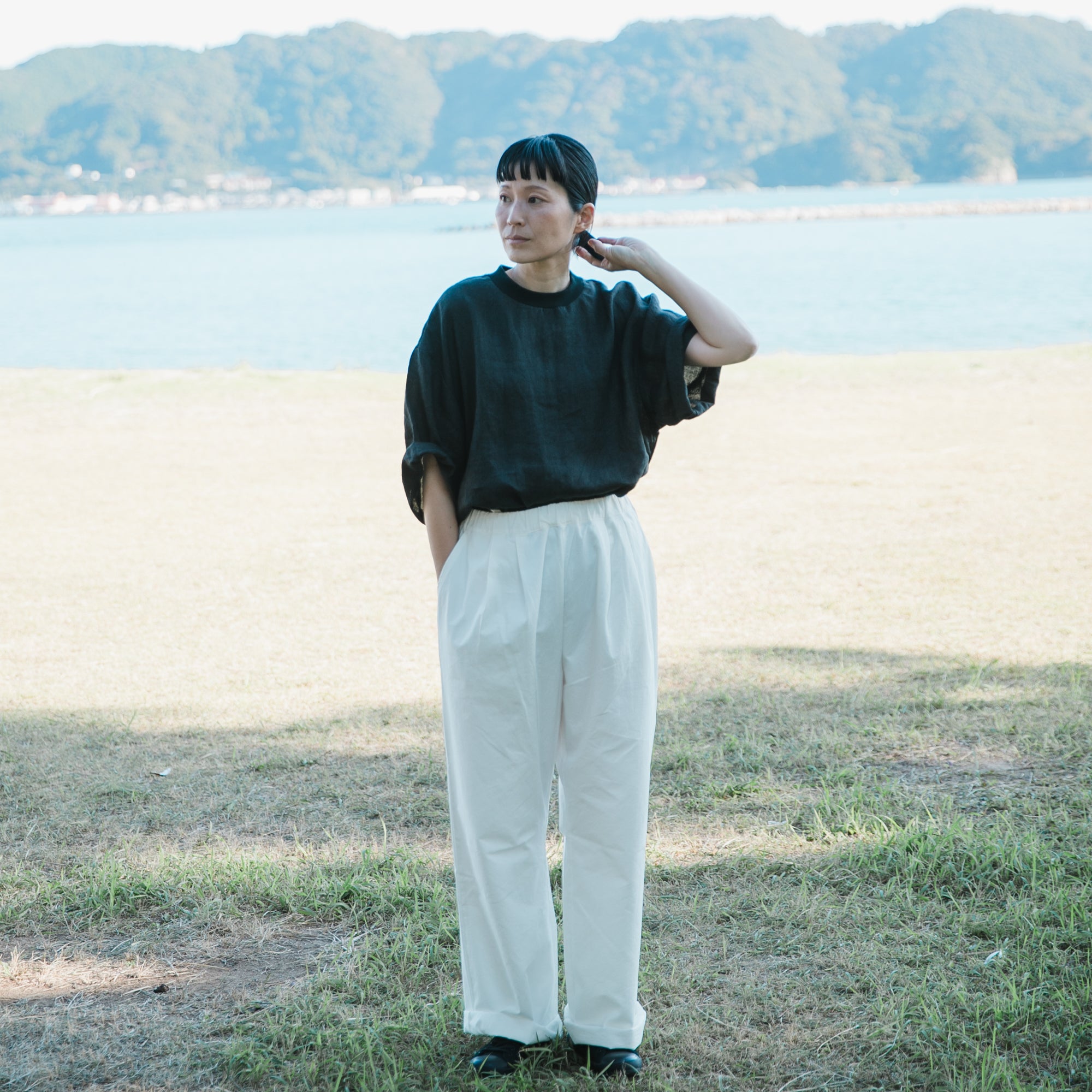 Relax semiwide pants<br>No.2561