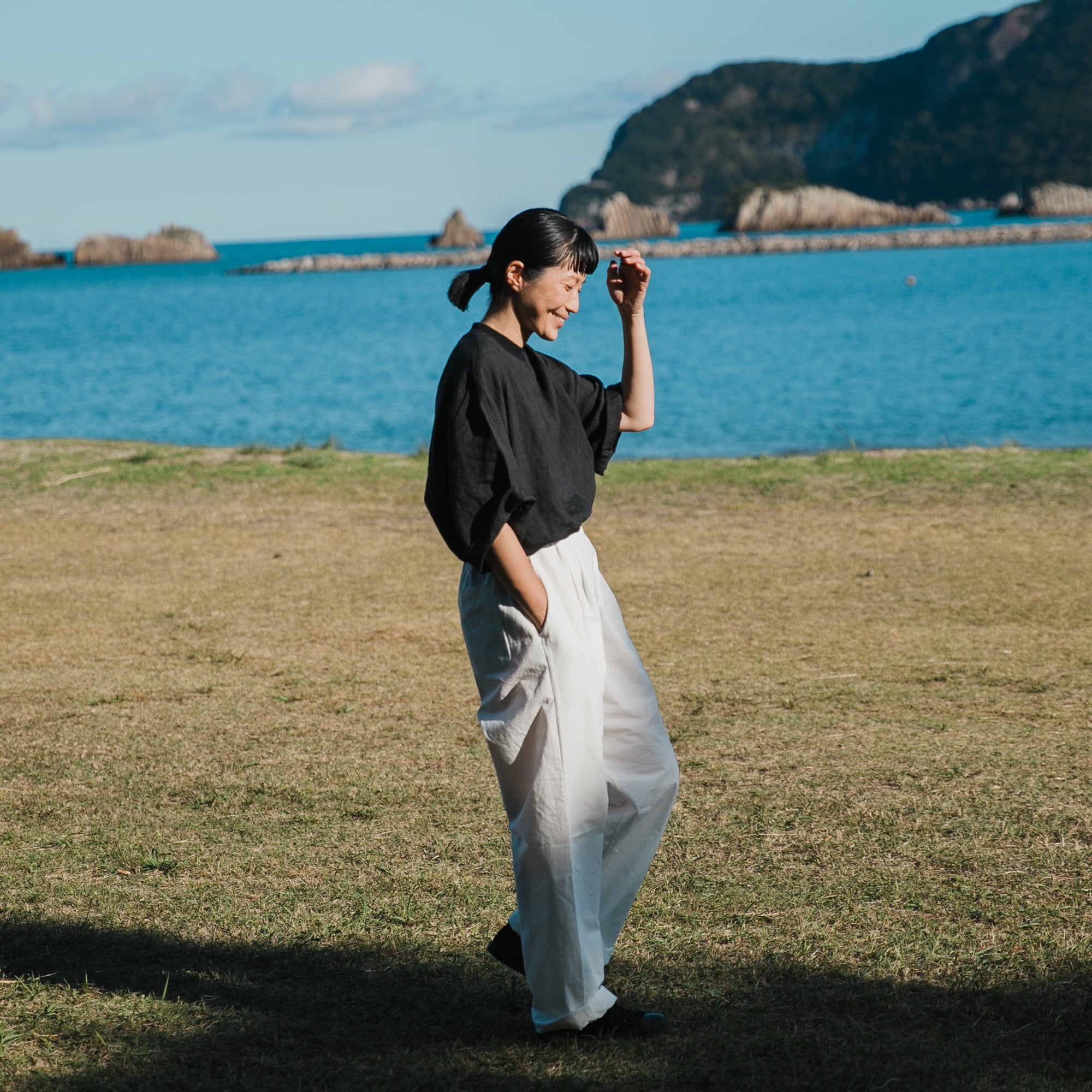 Relax semiwide pants<br>No.2561