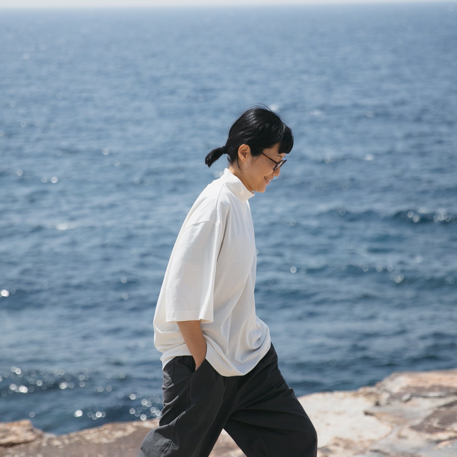 Half sleeve<br>high neck T-shirts<br>No.2580