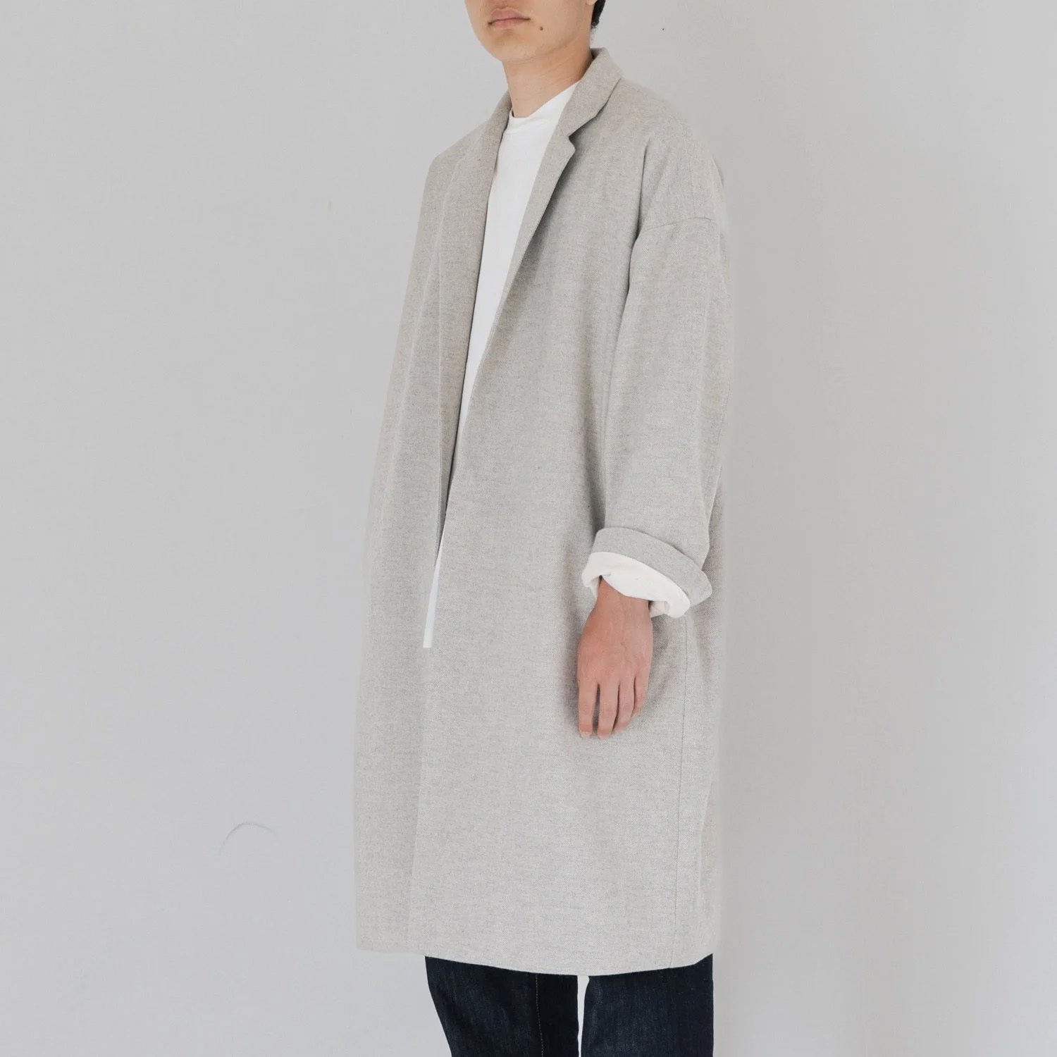 Herringbone<br>livery coat<br>tailored collar<br>-lining-<br>No.2532