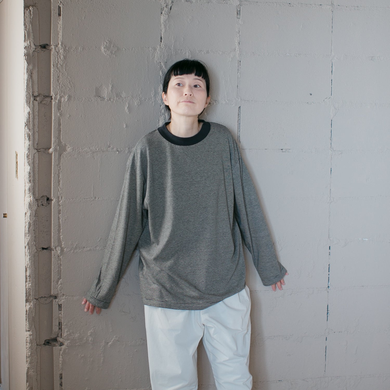 Border long sleeve<br>T-shirts<br>No.2513