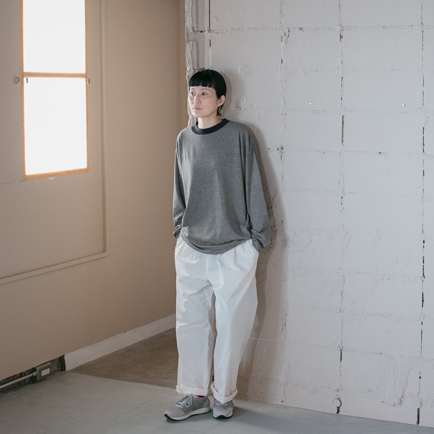 Border long sleeve<br>T-shirts<br>No.2513