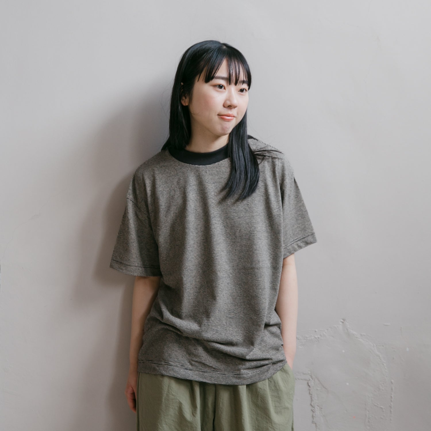 Border crew neck<br>T-shirts<br>No.2514