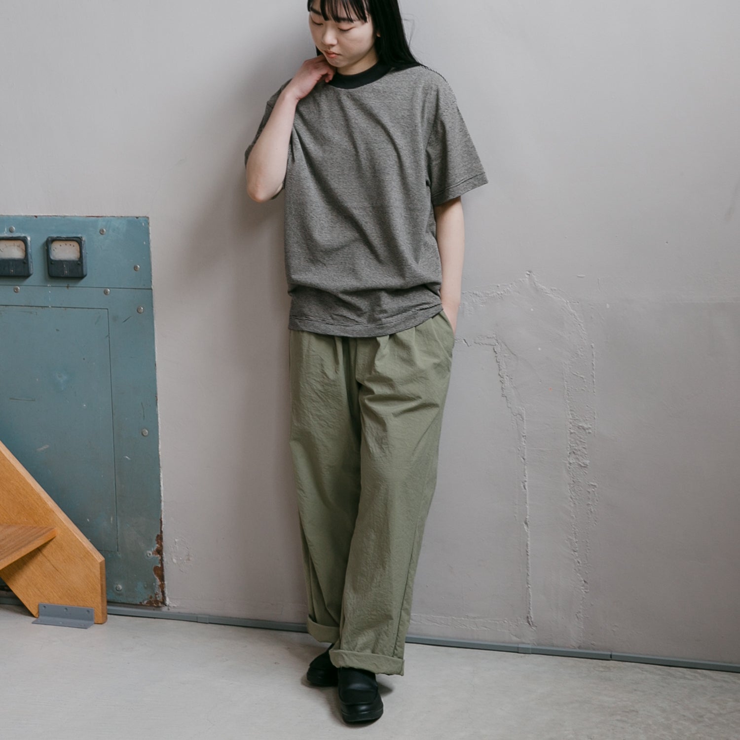 Border crew neck<br>T-shirts<br>No.2514