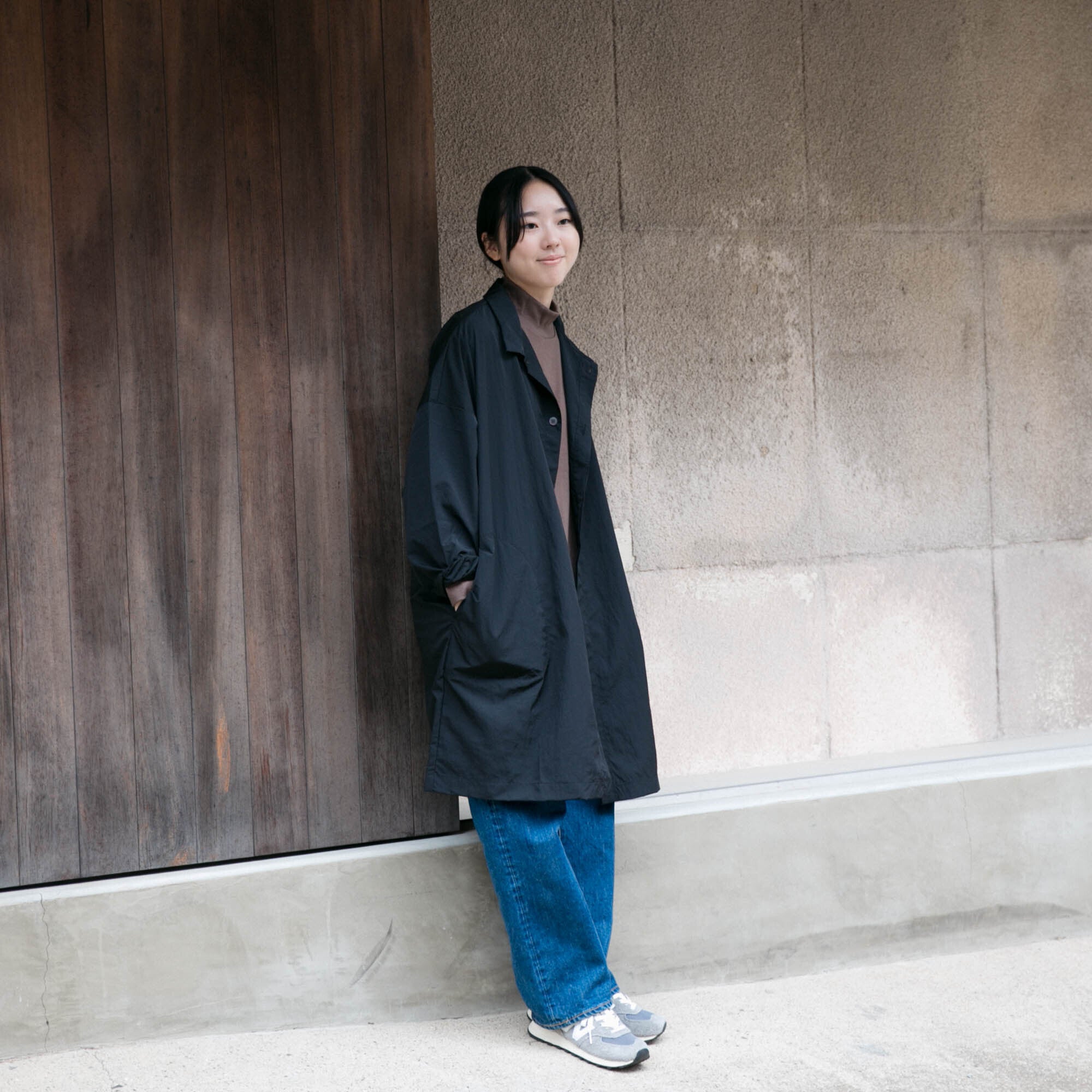 Nylon soutien collar<br>wide coat<br>No.2616