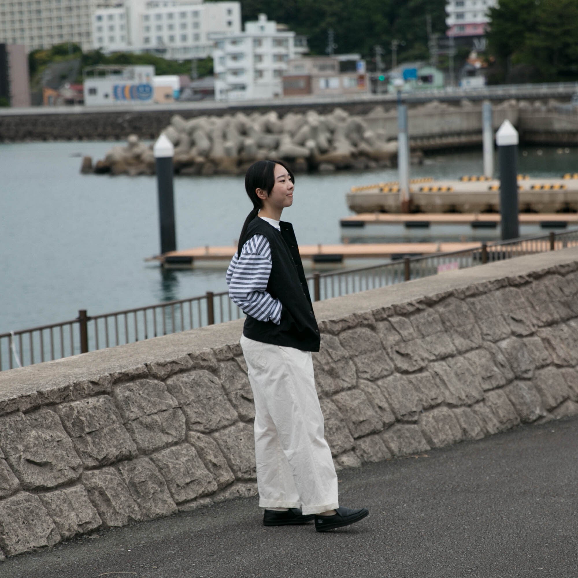 Nylon relax vest<br>No.2617