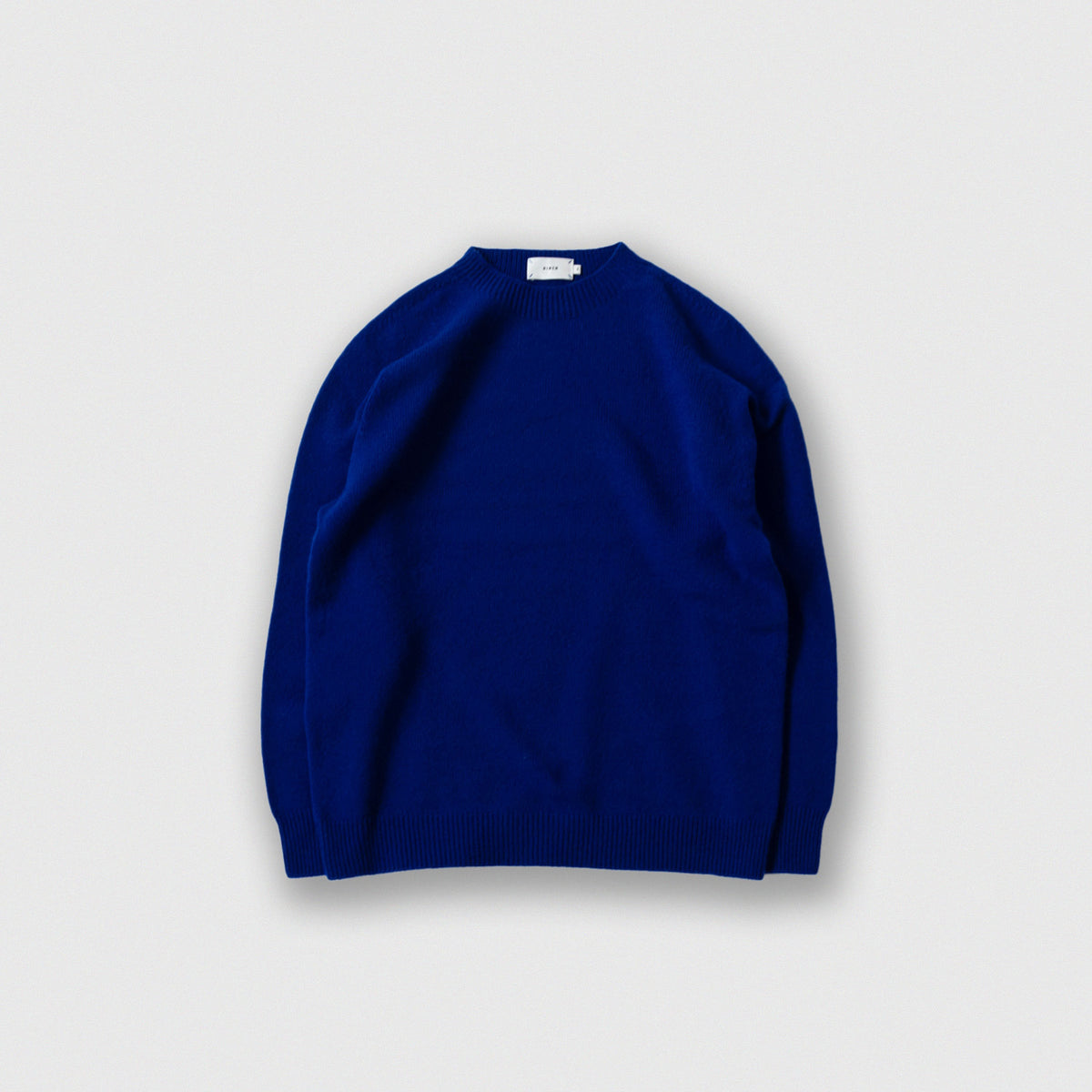 RINEN<br>2/15 ウール天竺編み (ホールガーメント) クルーネック<br>No.R17780