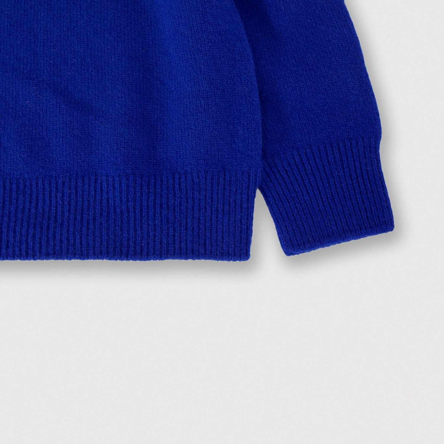 RINEN<br>2/15 ウール天竺編み (ホールガーメント) クルーネック<br>No.R17681