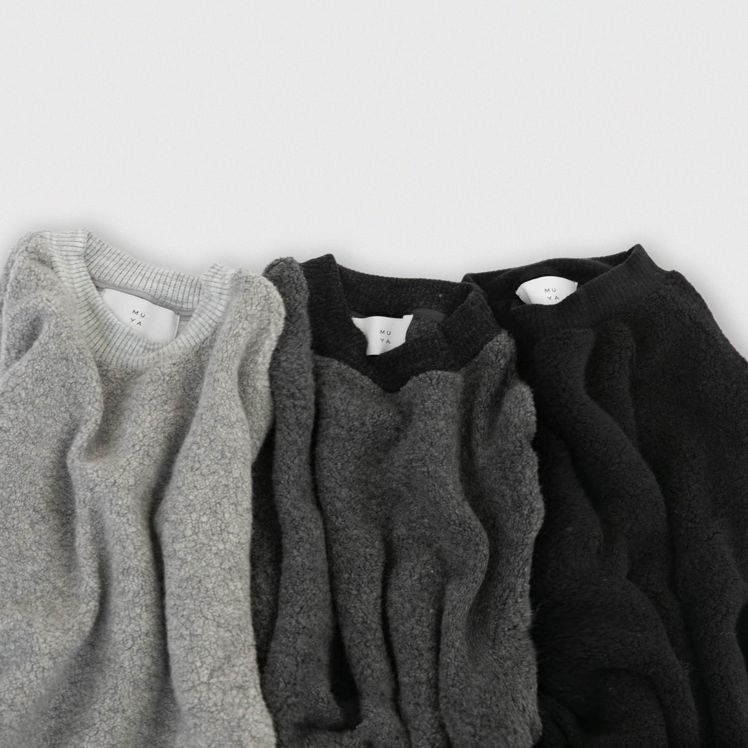 Wool pile<br>crew neck T-shirts<br>No.2618