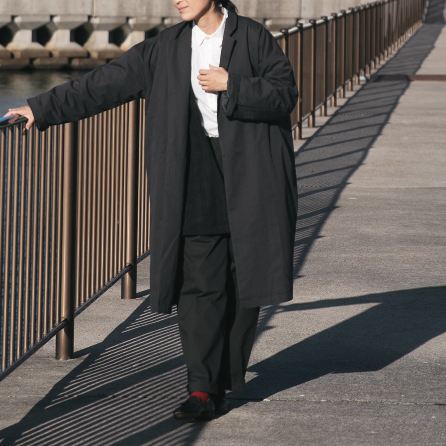 Cotton nylon<br>livery coat<br>tailored collar<br>-lining-<br>No.2531