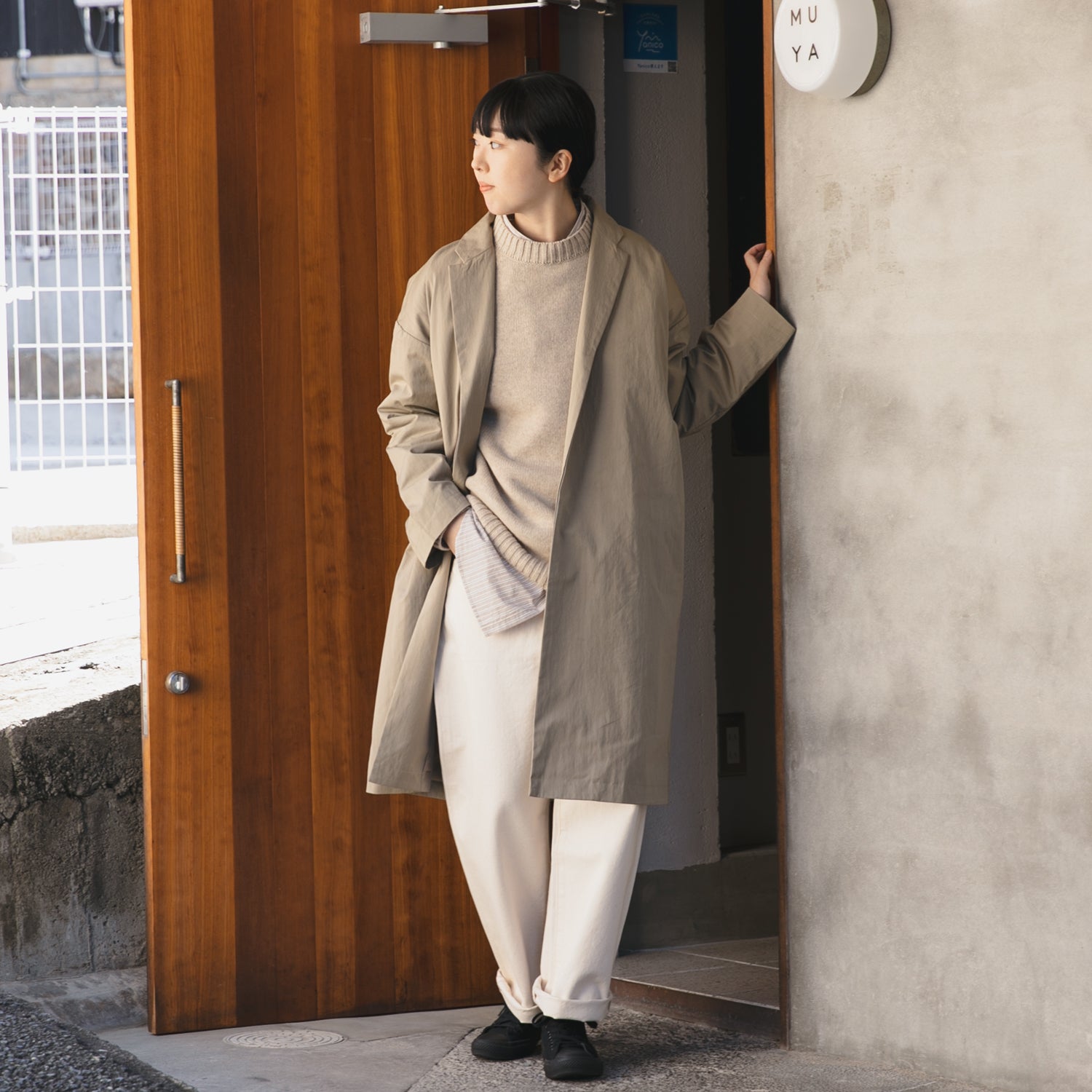 Cotton nylon<br>livery coat<br>tailored collar<br>-lining-<br>No.2531