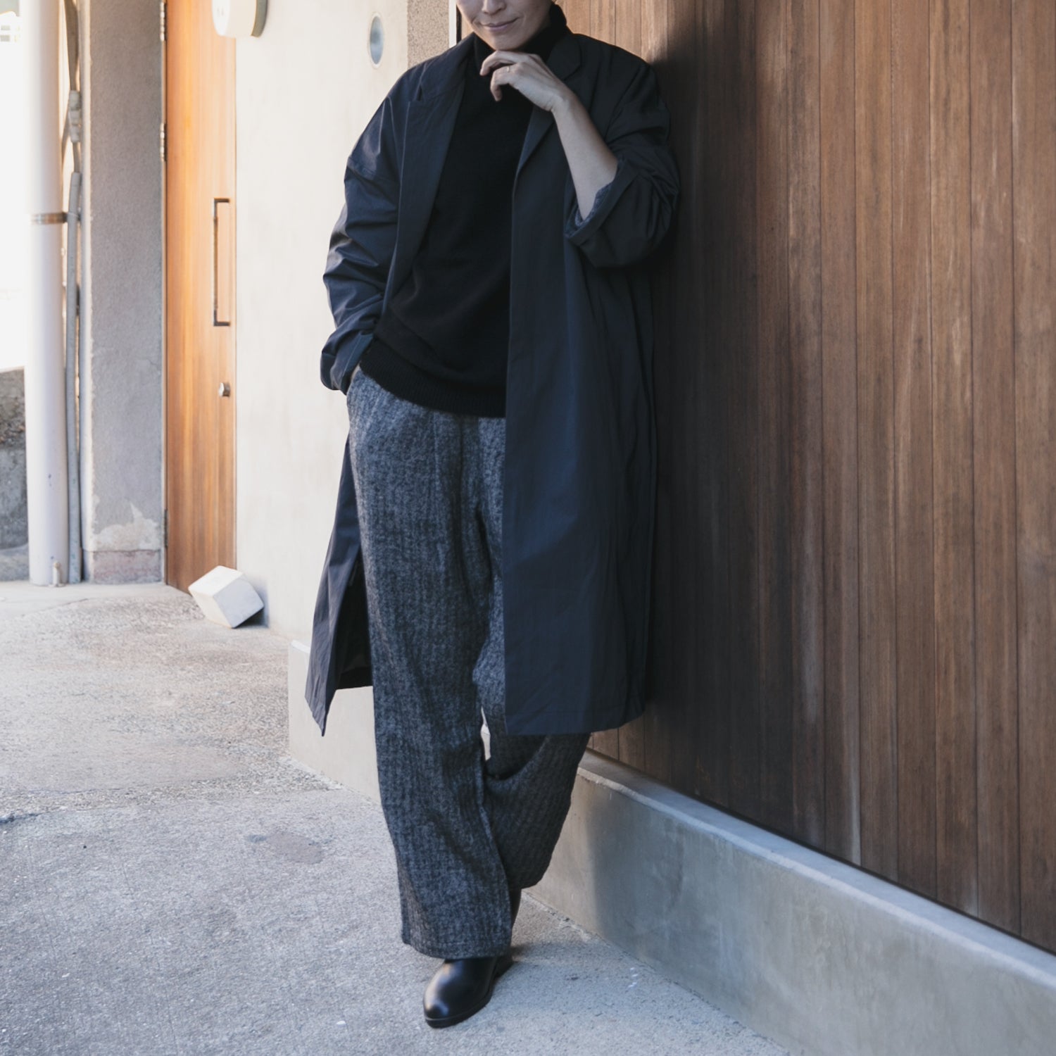 Cotton nylon<br>livery coat<br>tailored collar<br>-lining-<br>No.2531