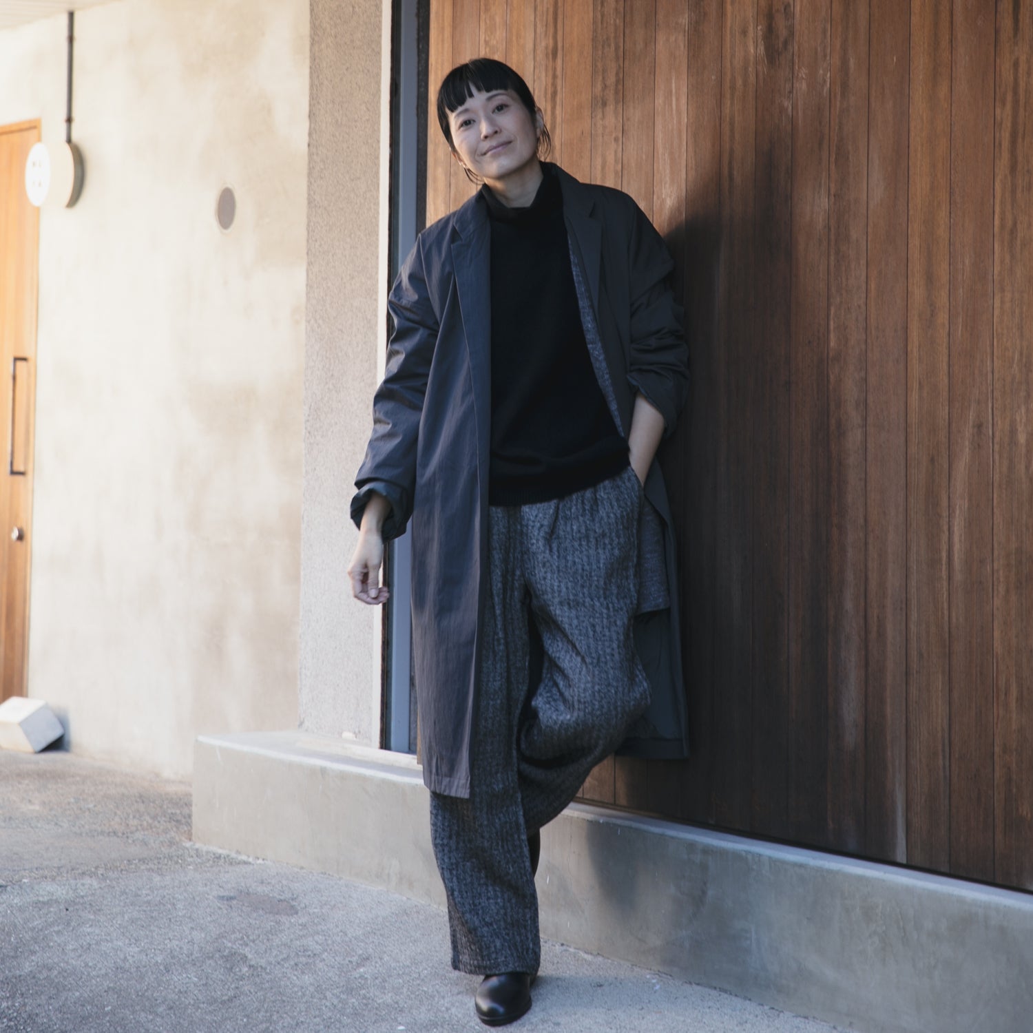 Cotton nylon<br>livery coat<br>tailored collar<br>-lining-<br>No.2531