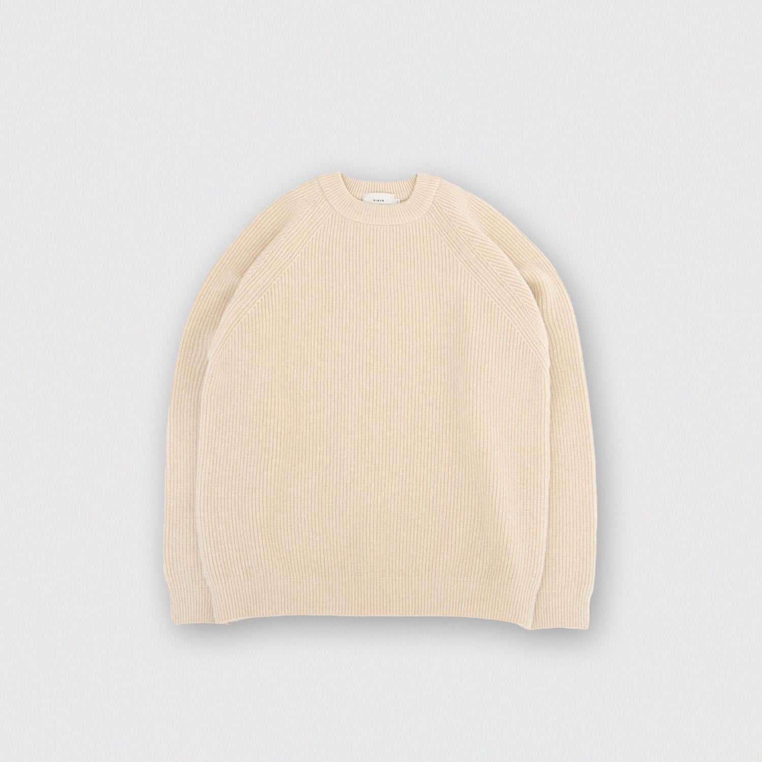 RINEN<br>2/14 ウールアゼ編み クルーネック<br>No.R17683