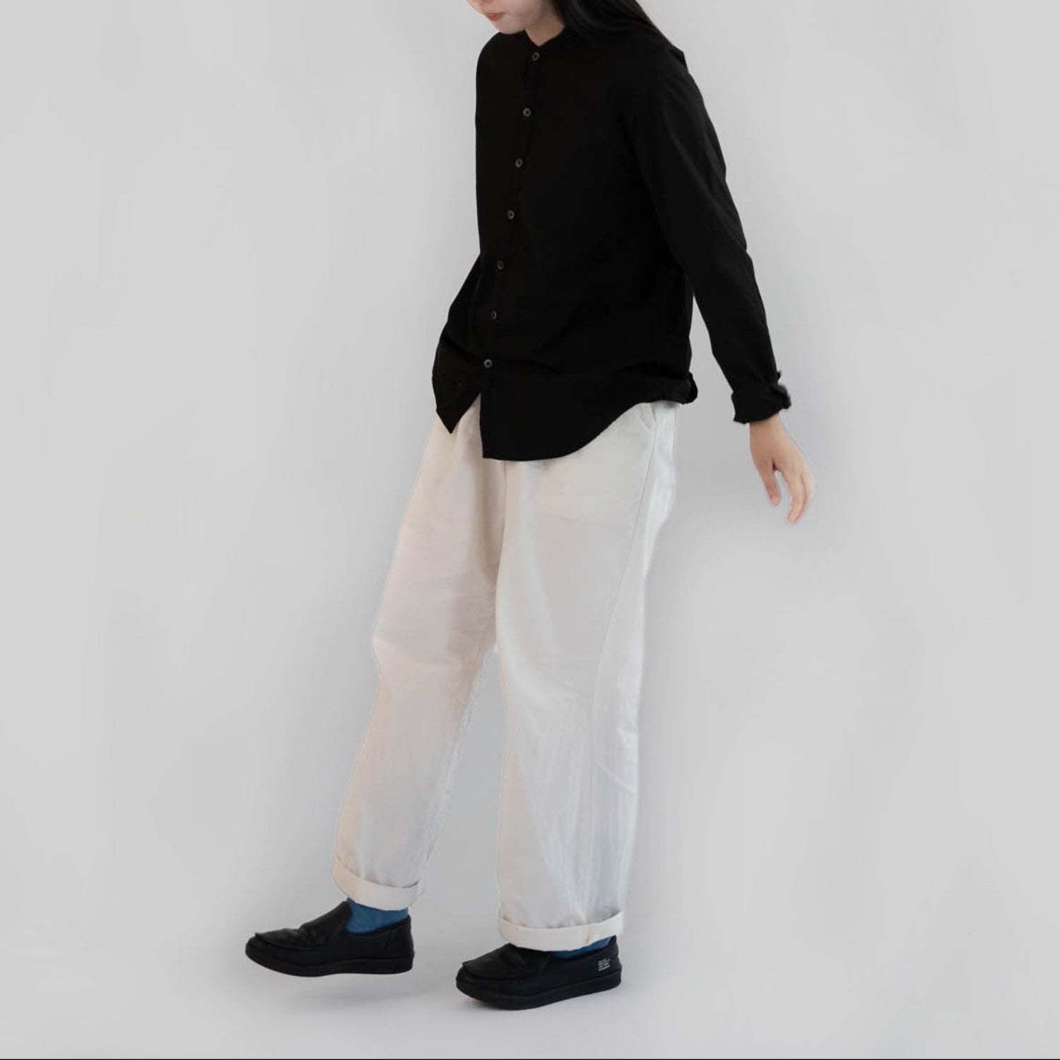 40/1<br> Atelier shirts relax<br> stand collar<br> No.1922