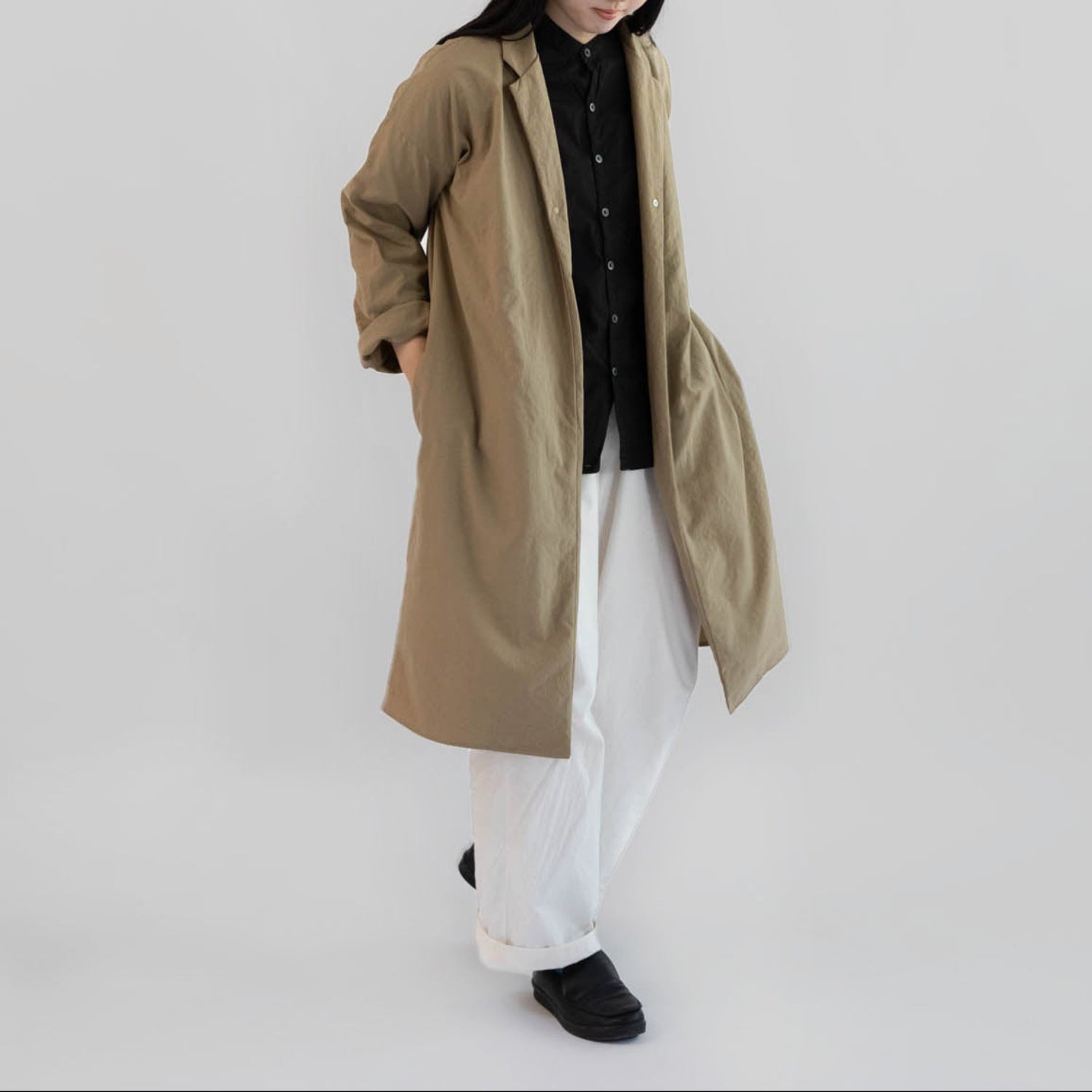 40/1<br> Atelier shirts relax<br> stand collar<br> No.1922
