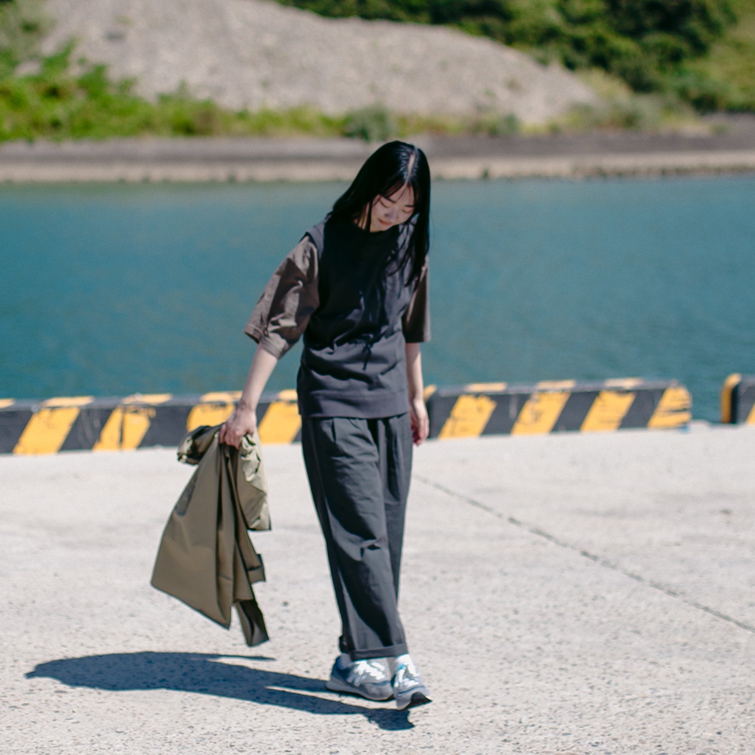 Cotton pullover vest<br>No.2426