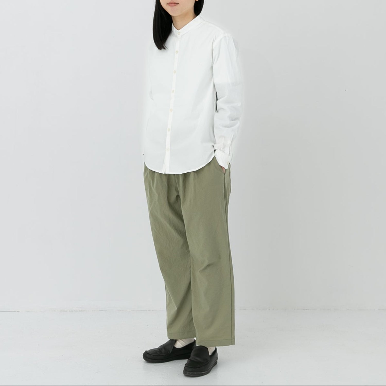 Nylon relax pants<br> No.2425