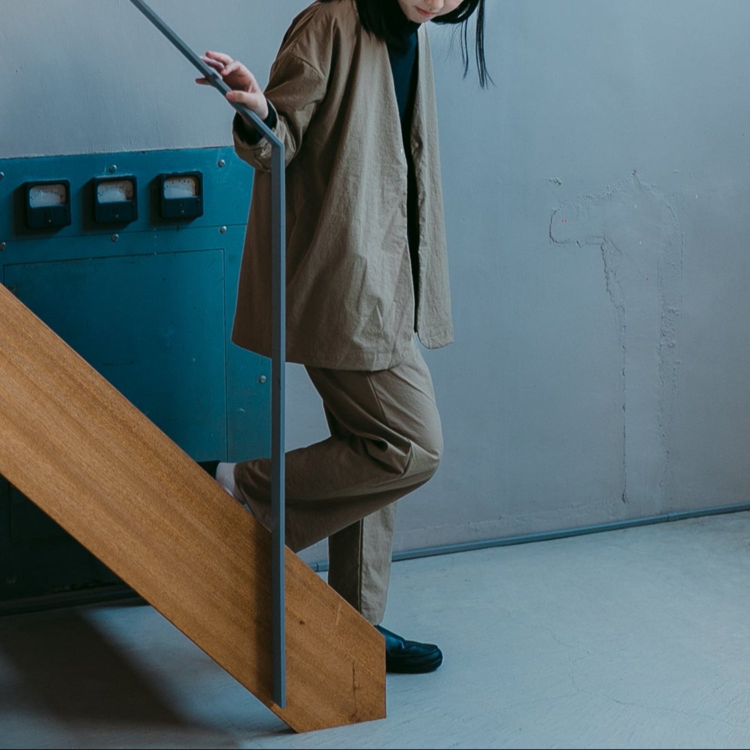 Nylon relax pants<br> No.2425