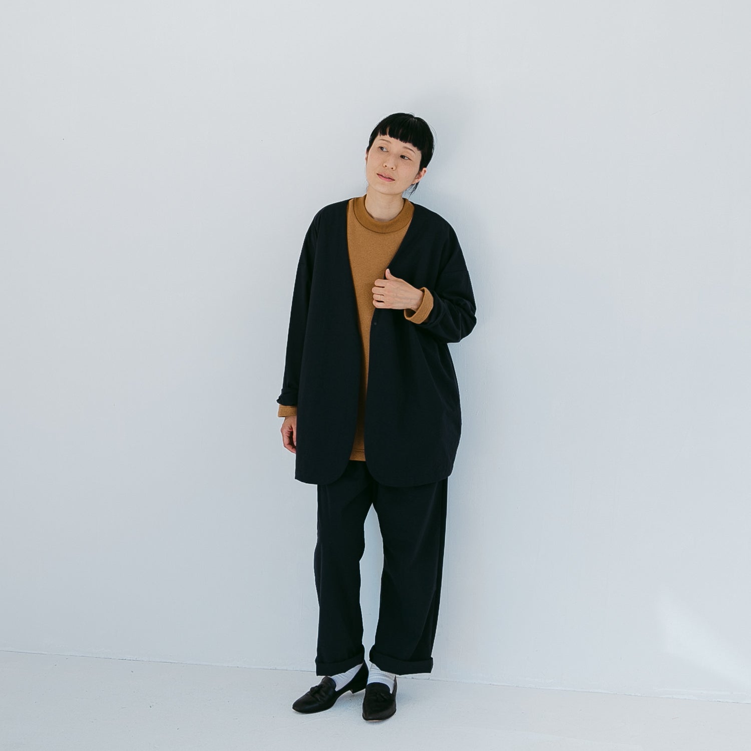 Nylon relax pants<br>No.2425