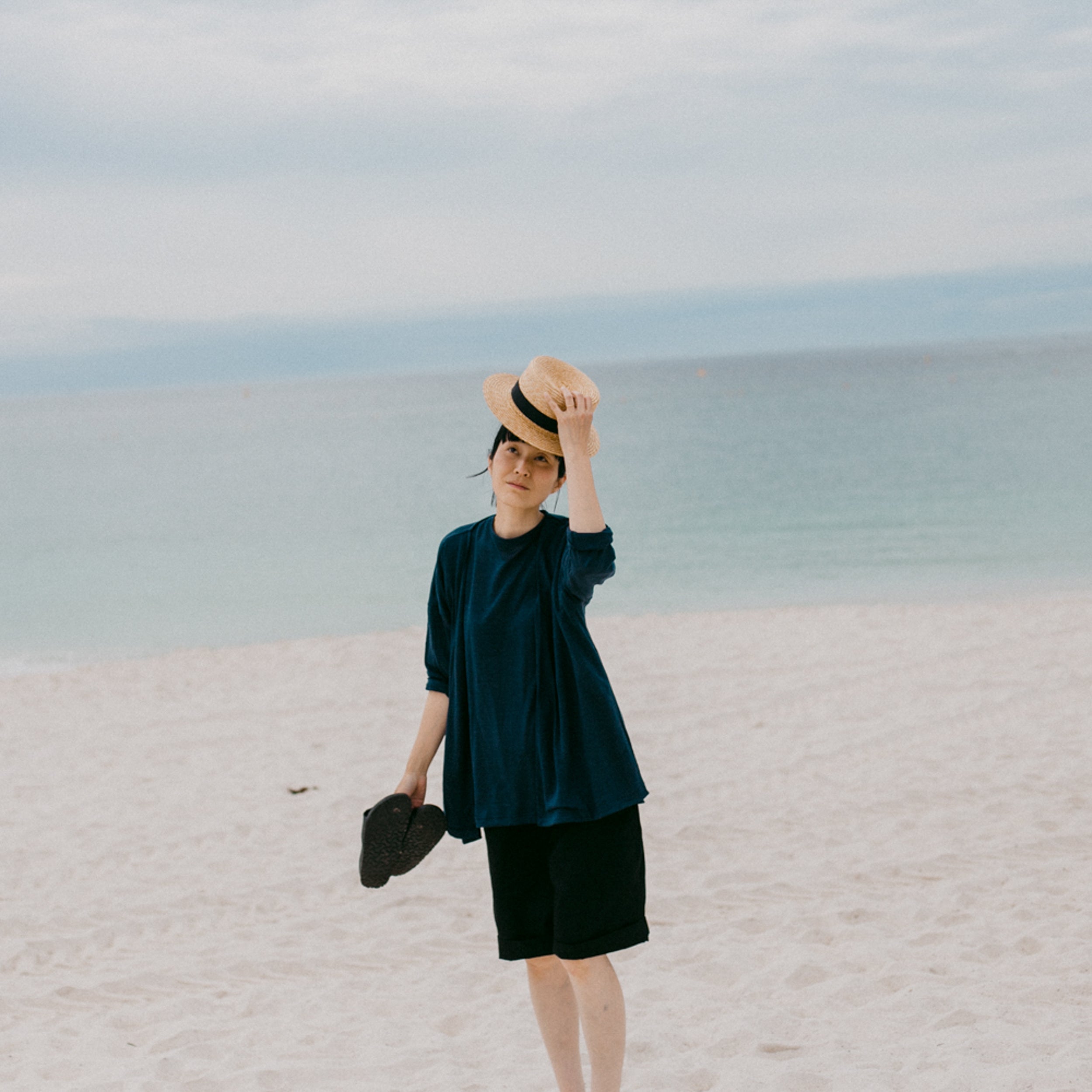 Linen<br>relax cardigan<br>No.2217