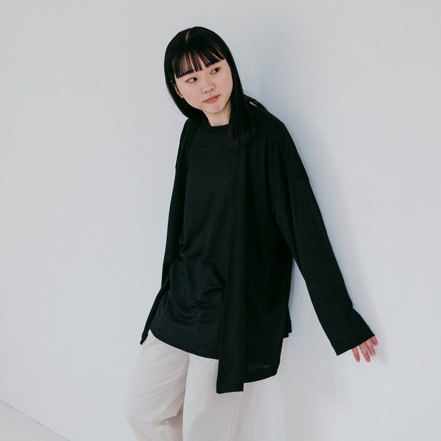 Linen<br>straight T-shirts<br>No.2216