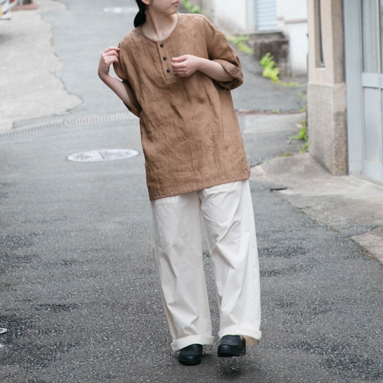 Relax semiwide pants<br>No.2561