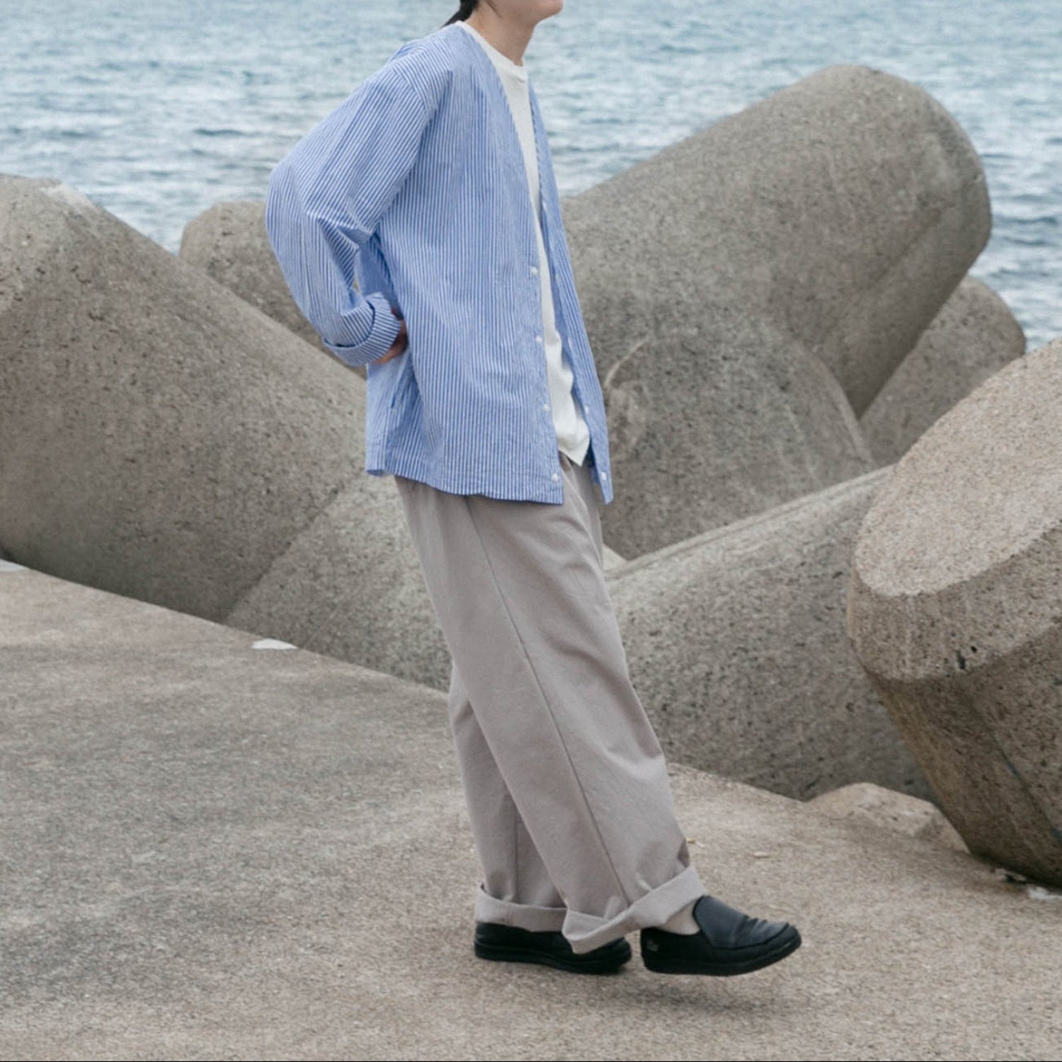 Relax semiwide pants<br>No.2561