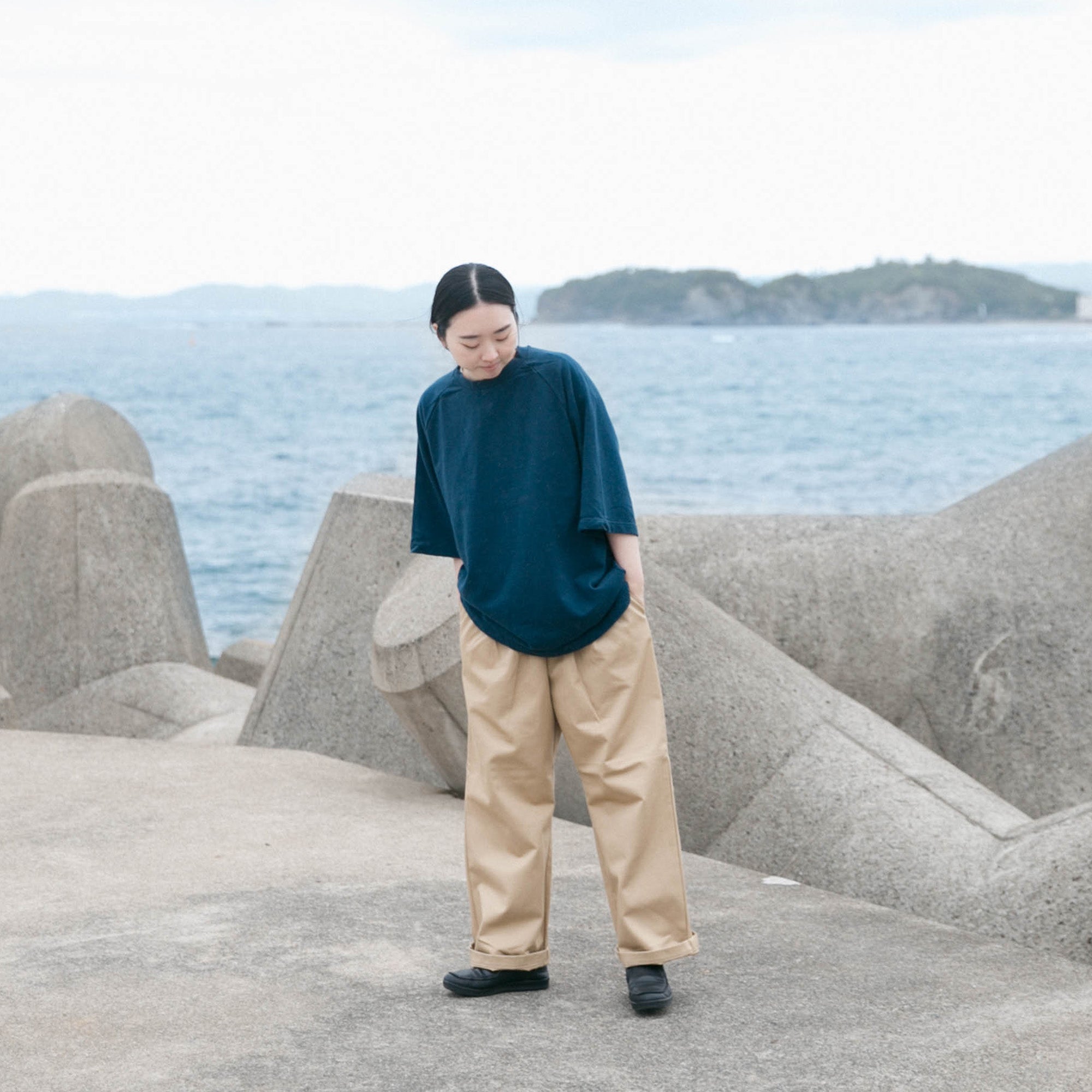 Raglan sleeve<br>straight T-shirts<br>No.2081