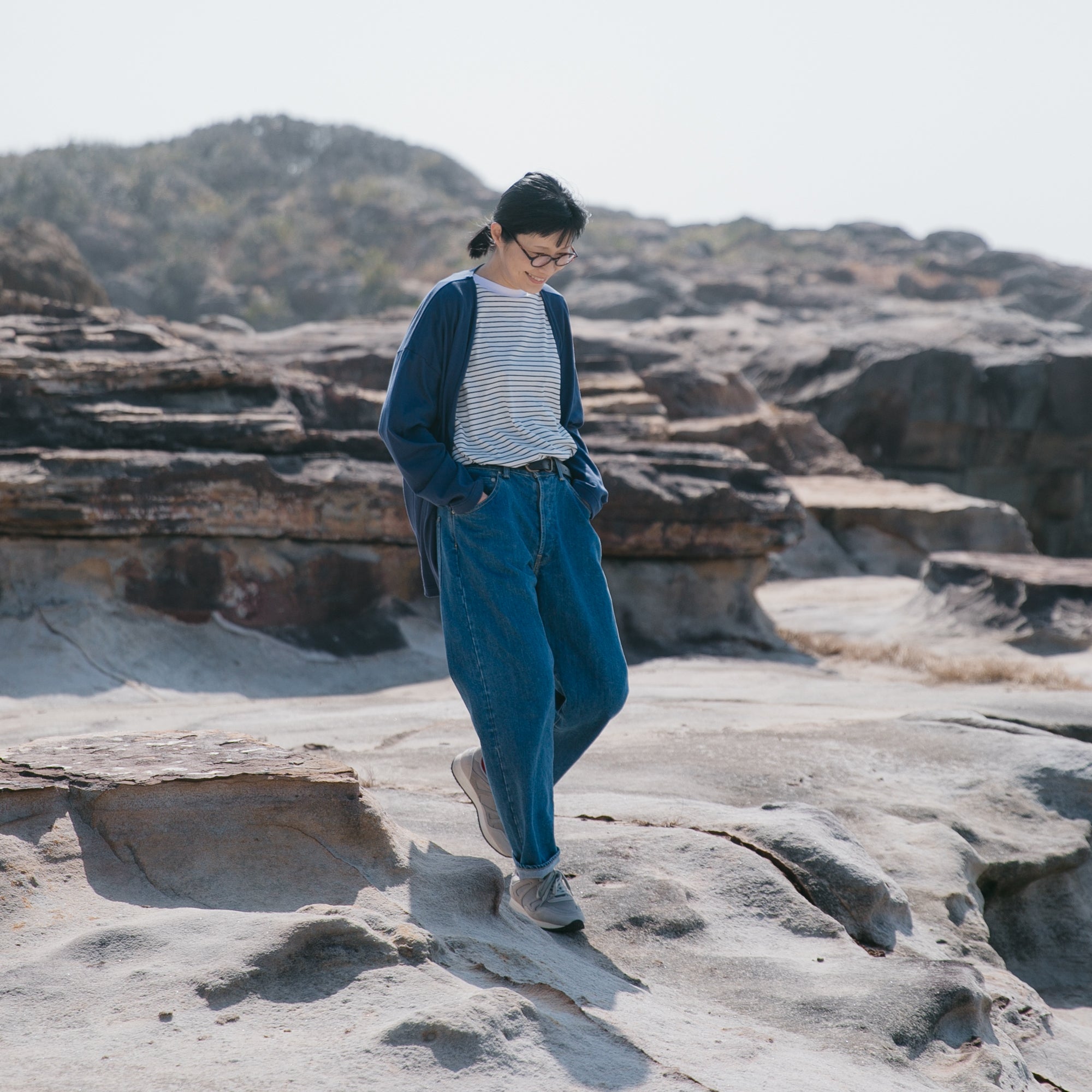 Cotton<br>relax cardigan<br>No.2215