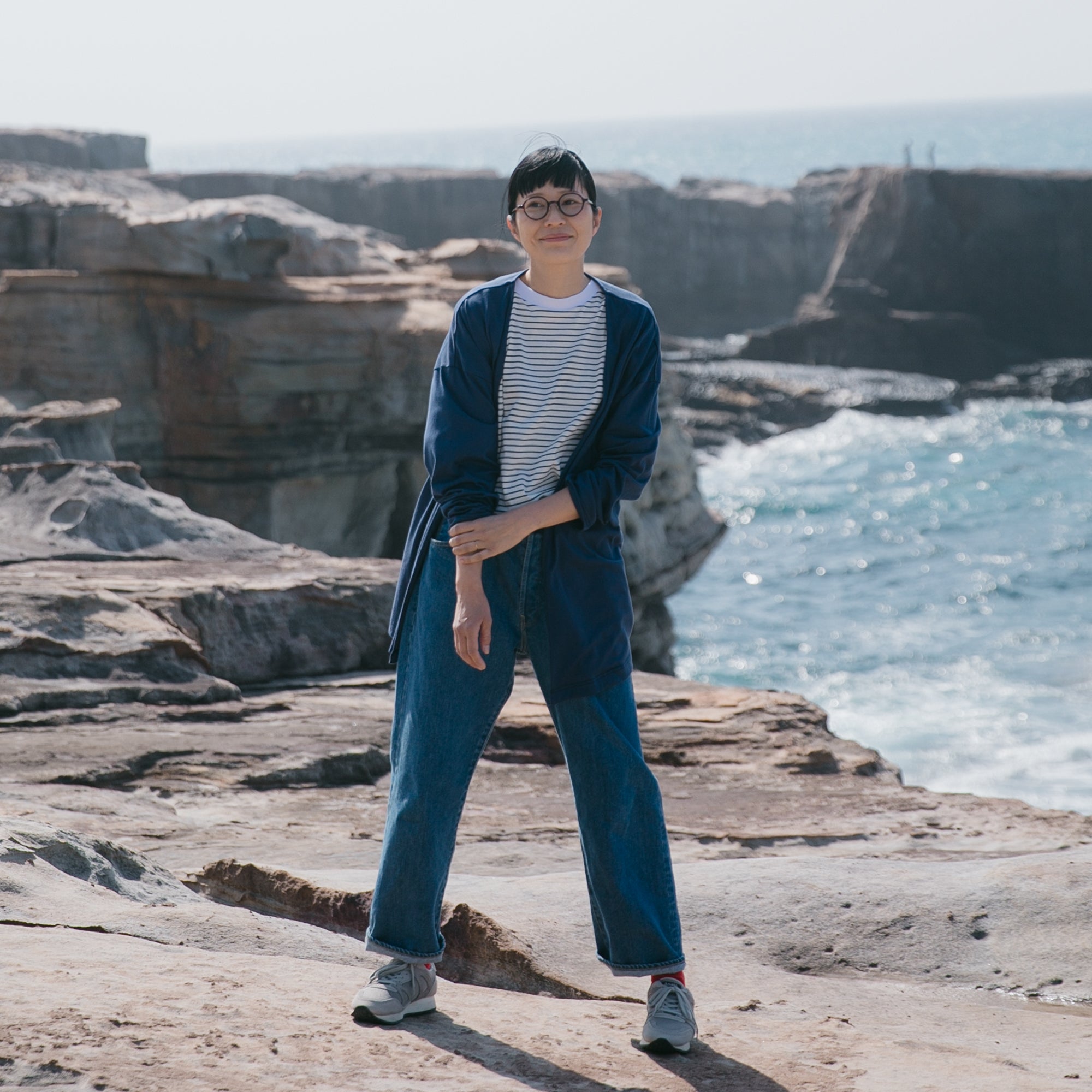 Cotton<br>relax cardigan<br>No.2215